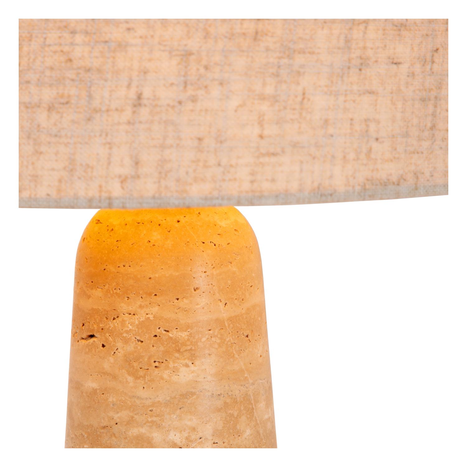 Nimue Table Lamp - Travertine/Taupe