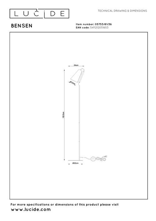 Bensen Floor/Spot Lamp