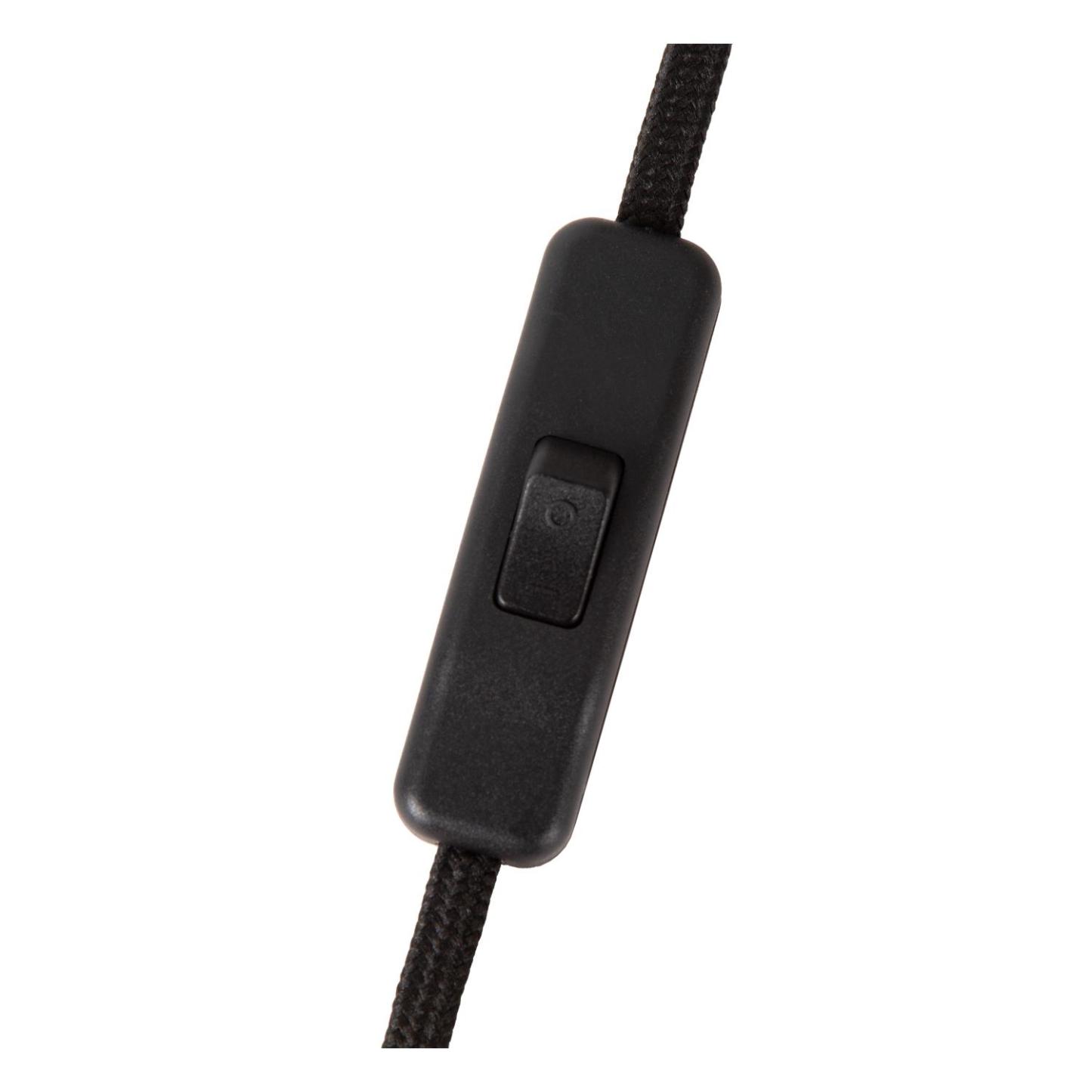 Tachina Table Lamp - Dark Wood/Cream