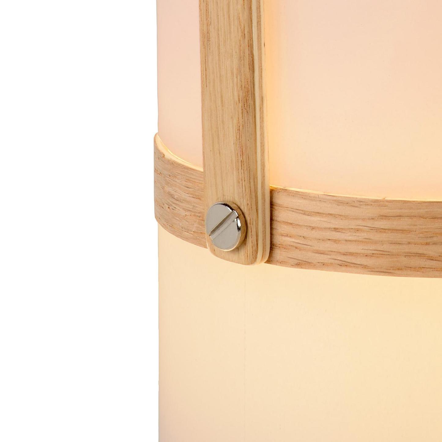 Joe Outdoor Lights - Light Wood/Opal