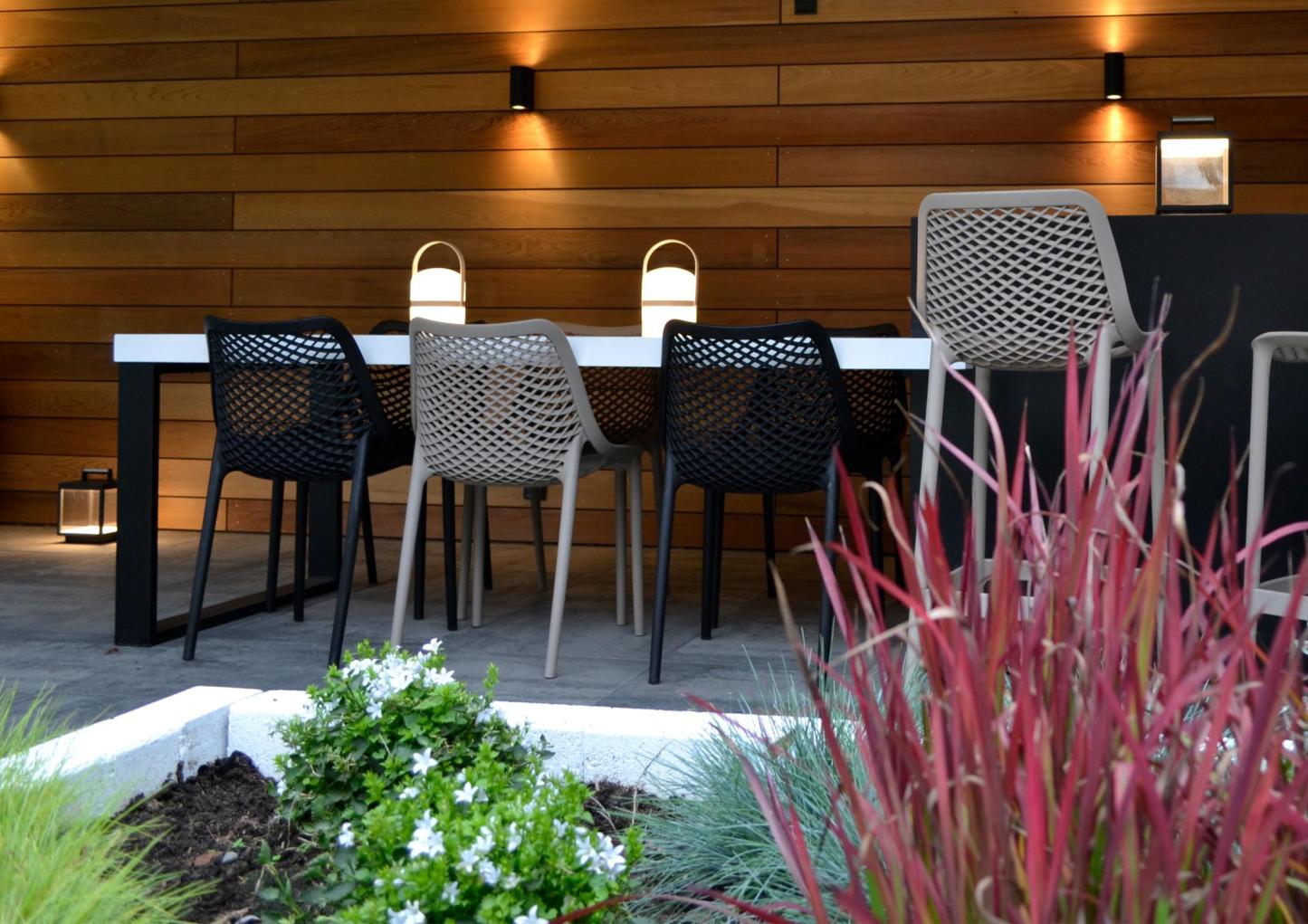 Joe Outdoor Lights - Light Wood/Opal