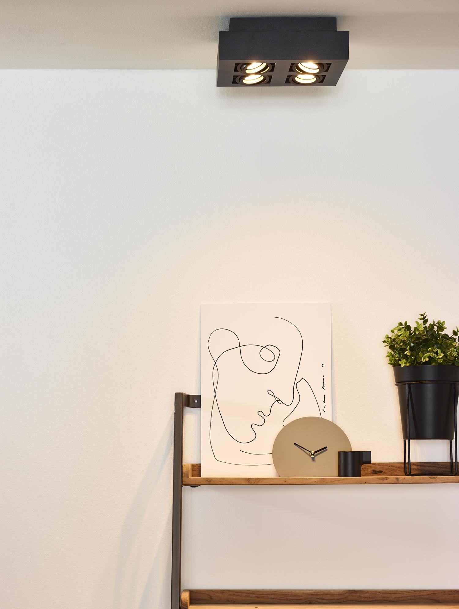 Xirax Ceiling Lights - Matt Black