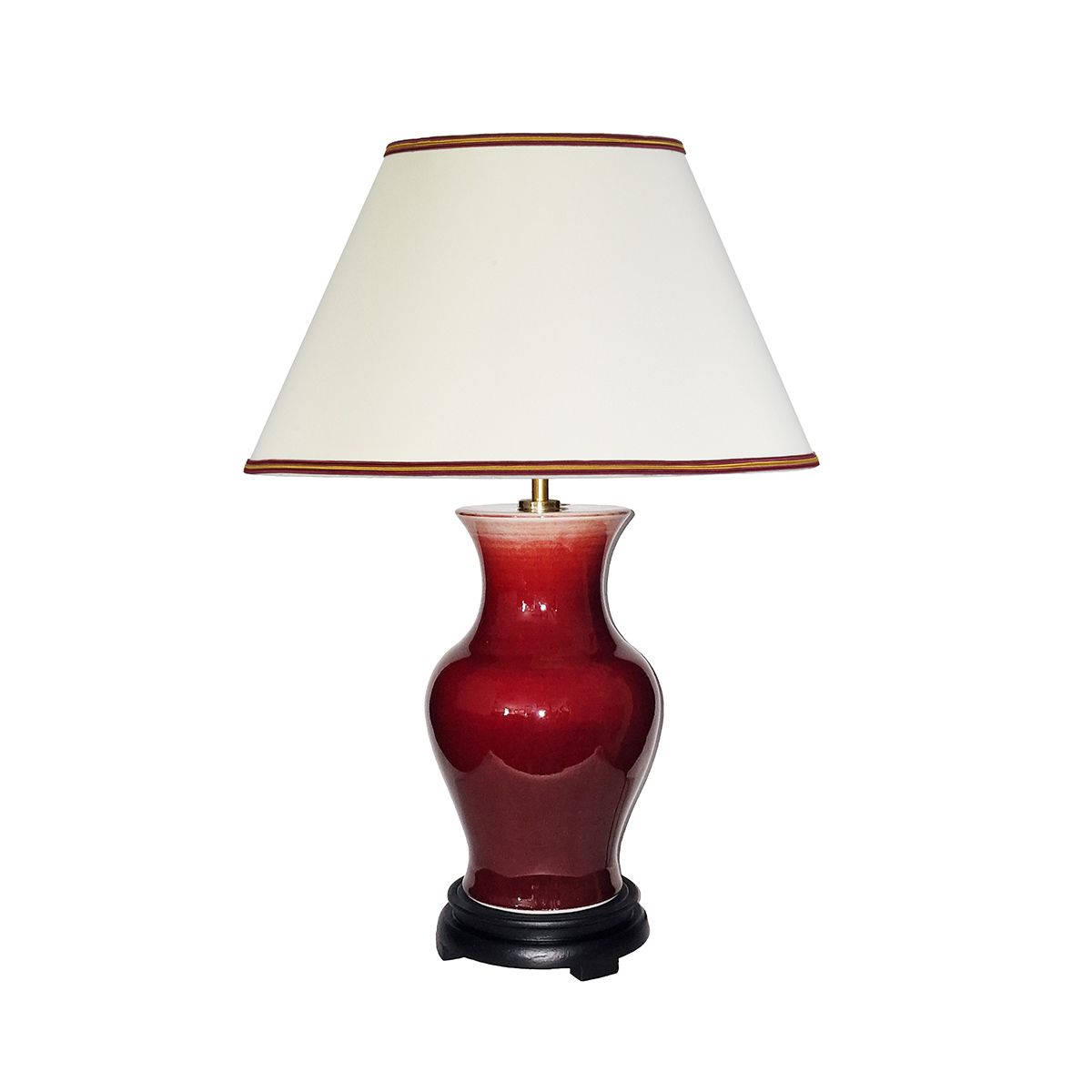 Oxblood Table Lamp