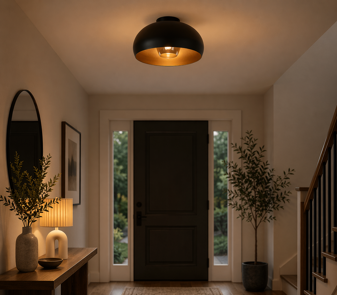 Sharan Flush Ceiling Light