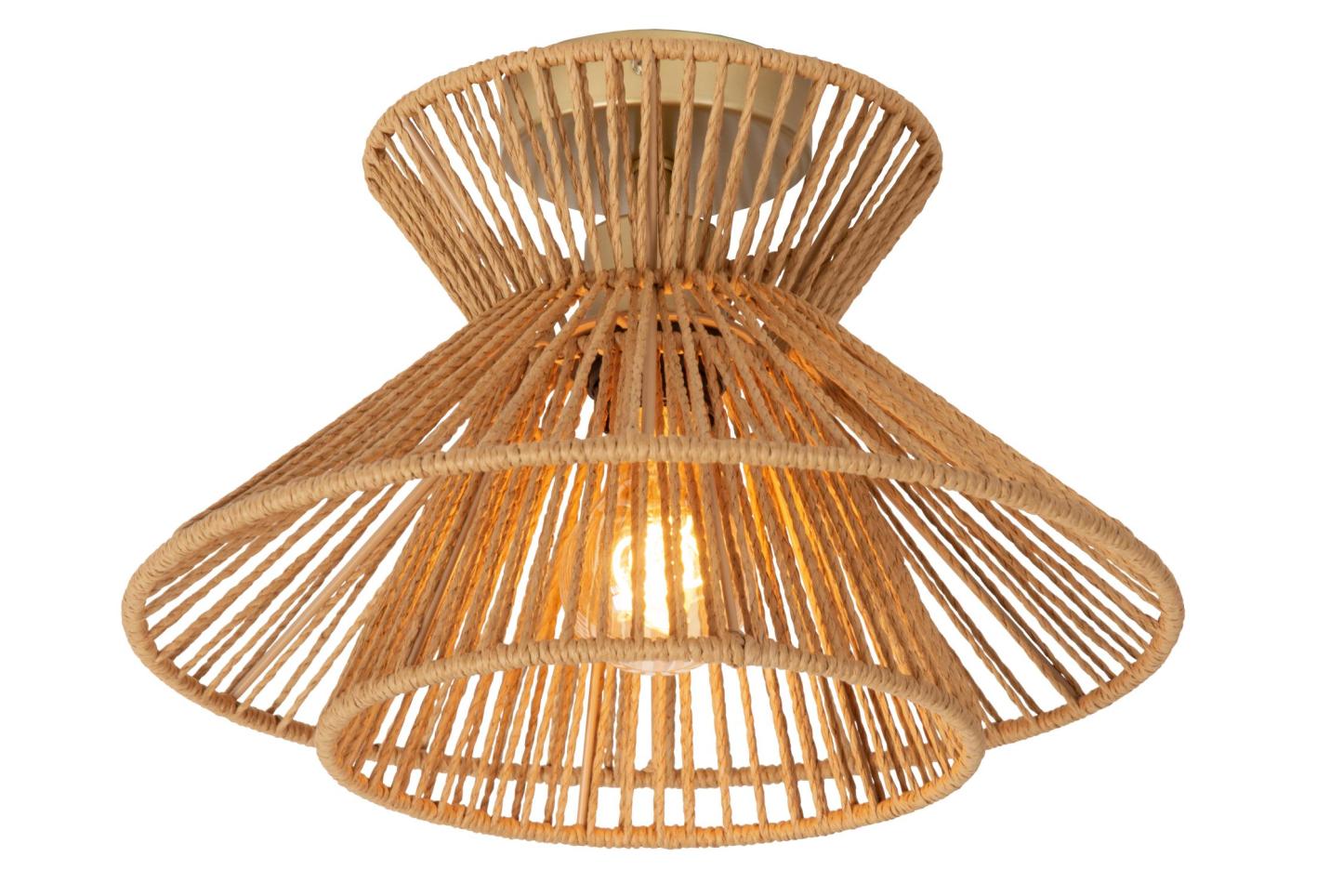 Tasman Ceiling Lights - Matt Gold/Natural Paper