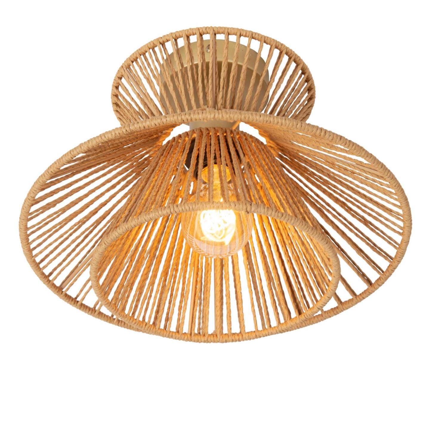 Tasman Ceiling Lights - Matt Gold/Natural Paper