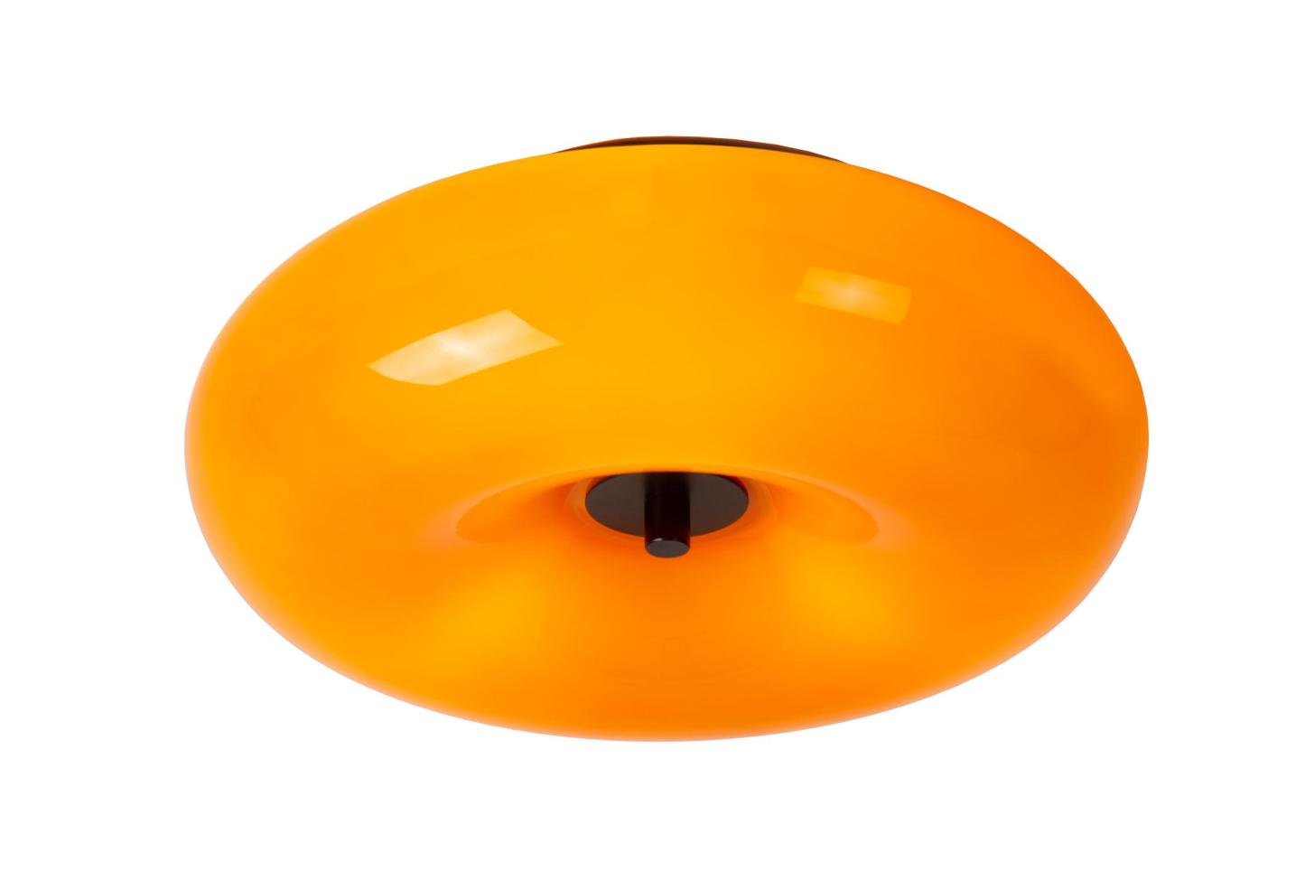 Sentino Ceiling Lights - Matt Black/Orange