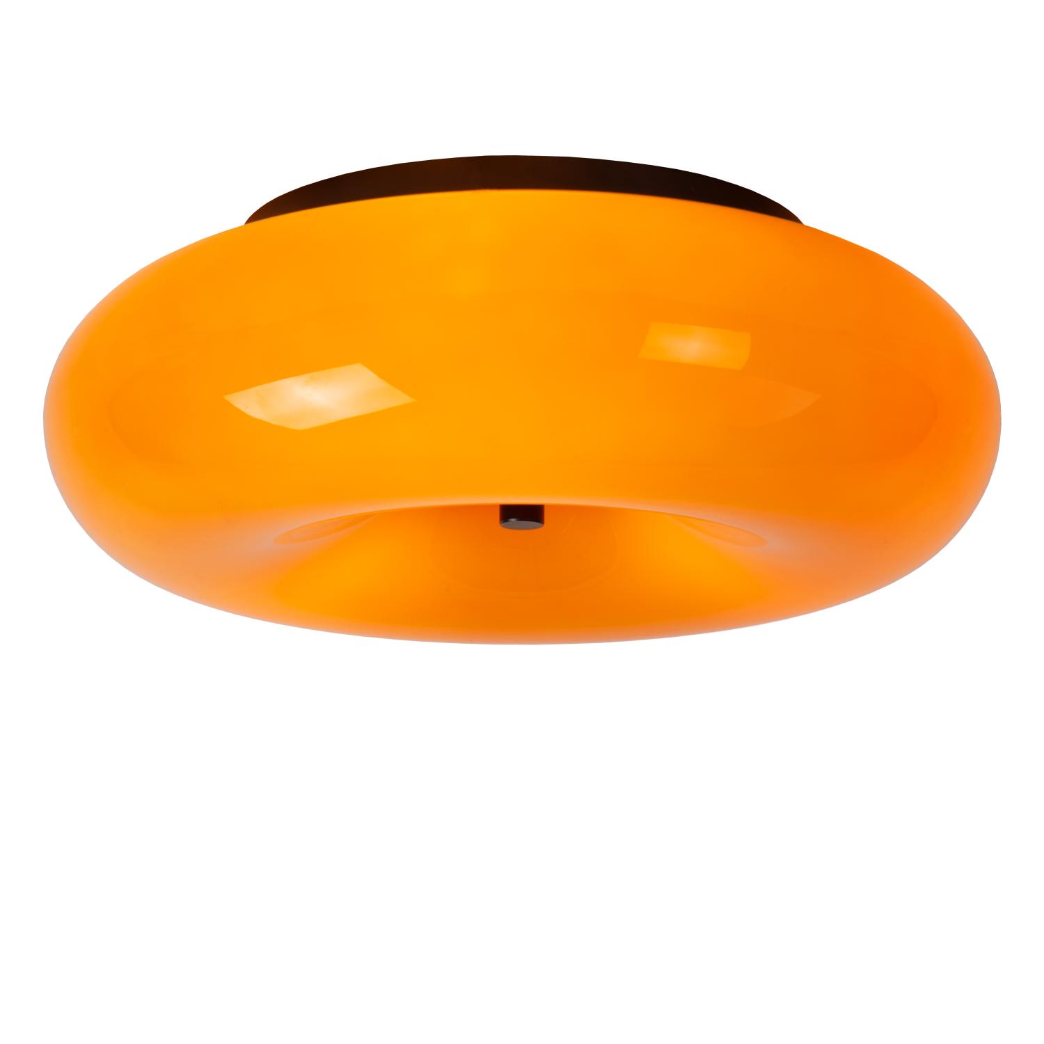 Sentino Ceiling Lights - Matt Black/Orange