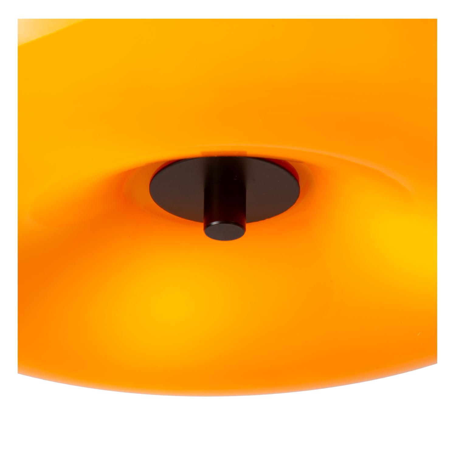 Sentino Ceiling Lights - Matt Black/Orange