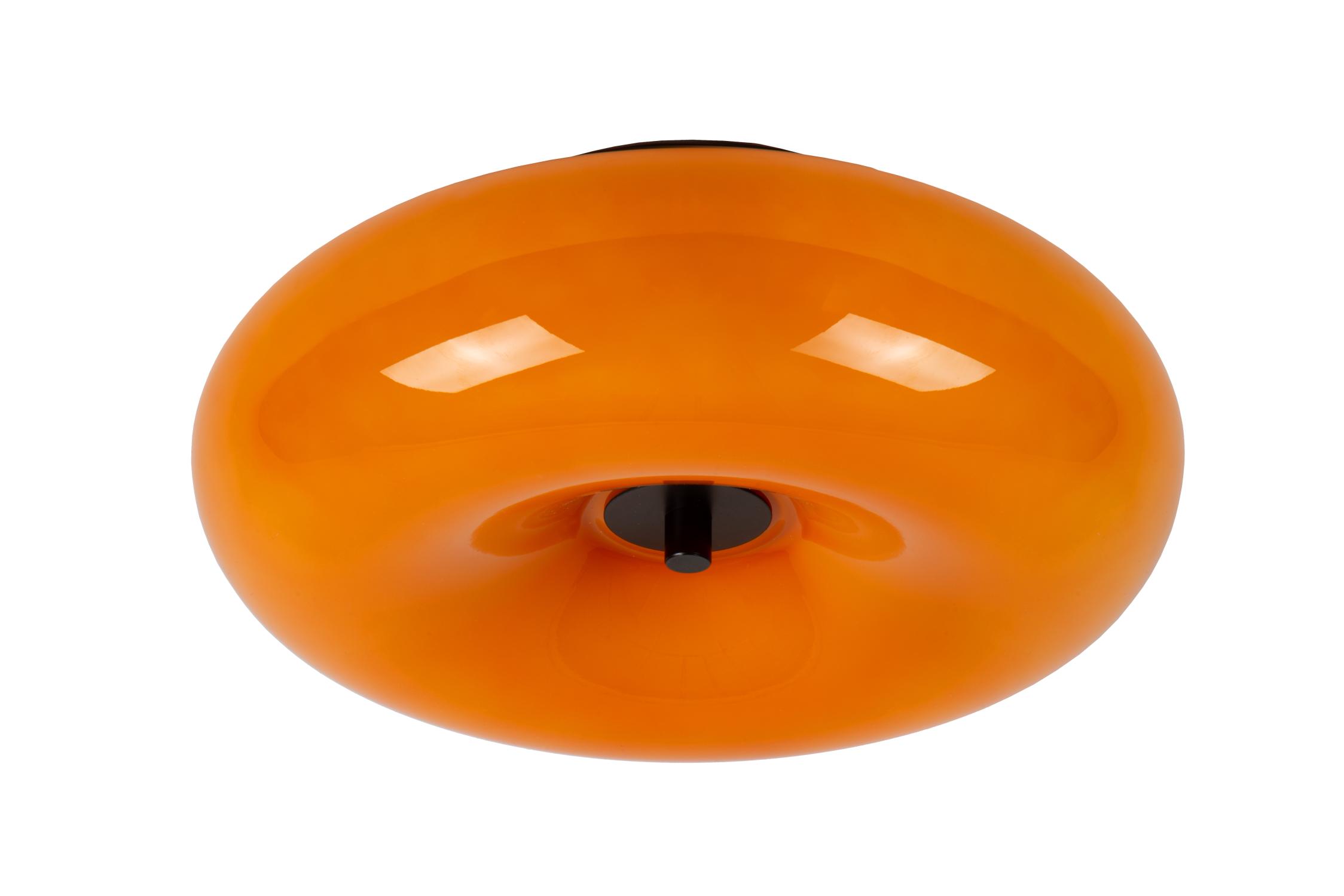 Sentino Ceiling Lights - Matt Black/Orange