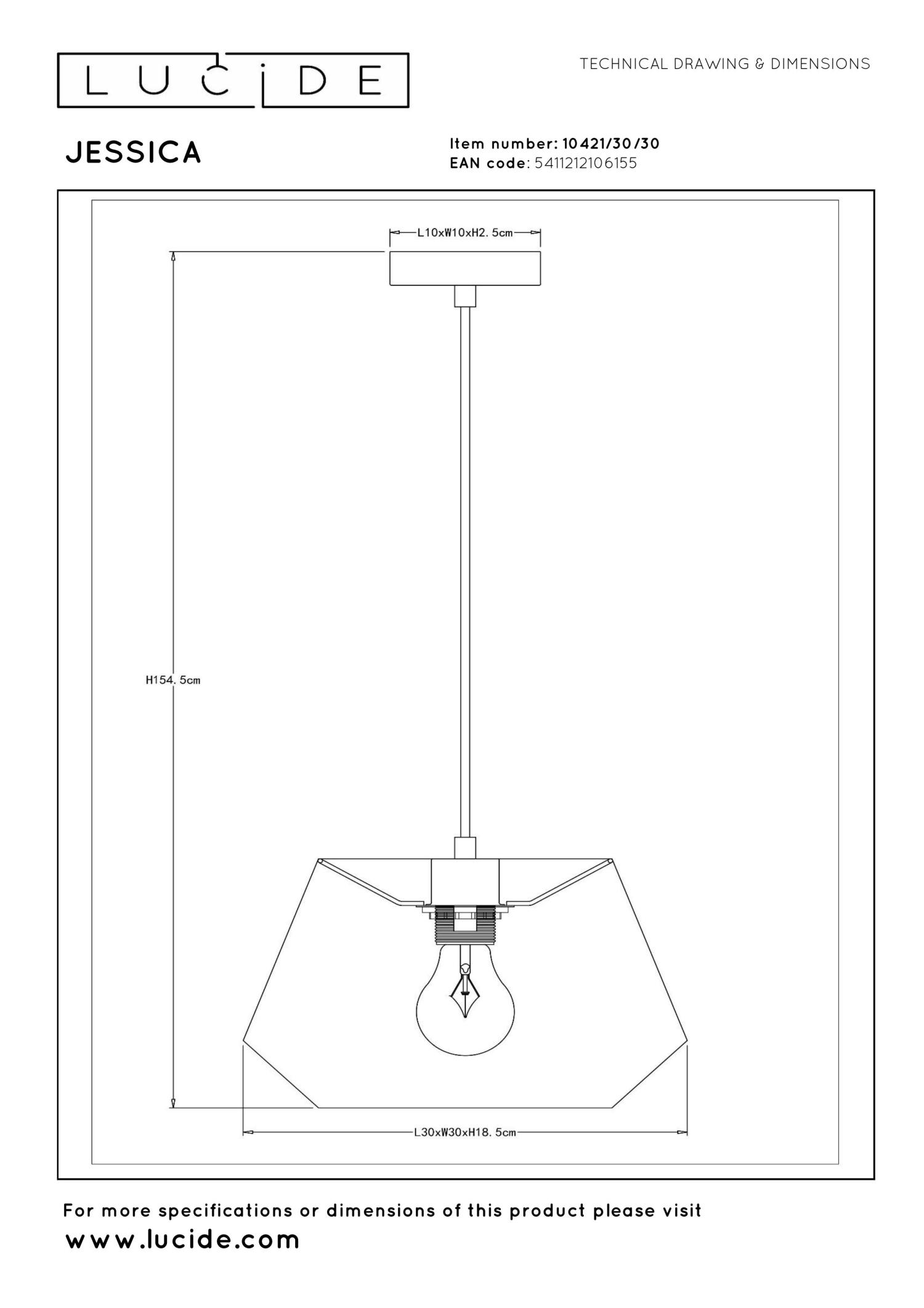 Jessica Ceiling Lights - Matt Black
