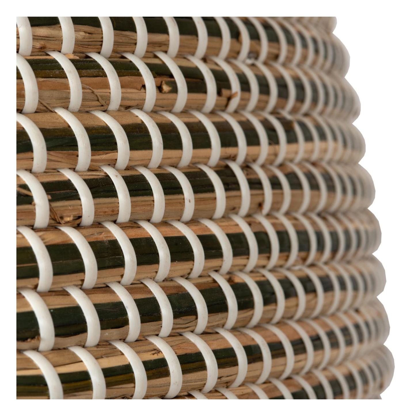 Maduka Ceiling Lights - Matt Black/Black Seagrass