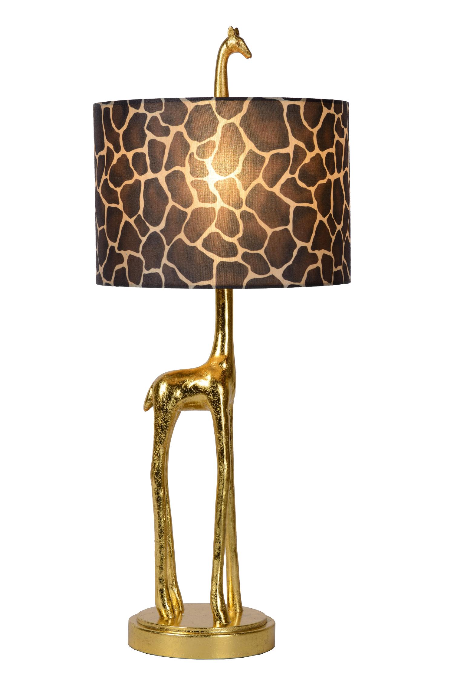 Miss Table Lamp - Polished Gold/Giraffe