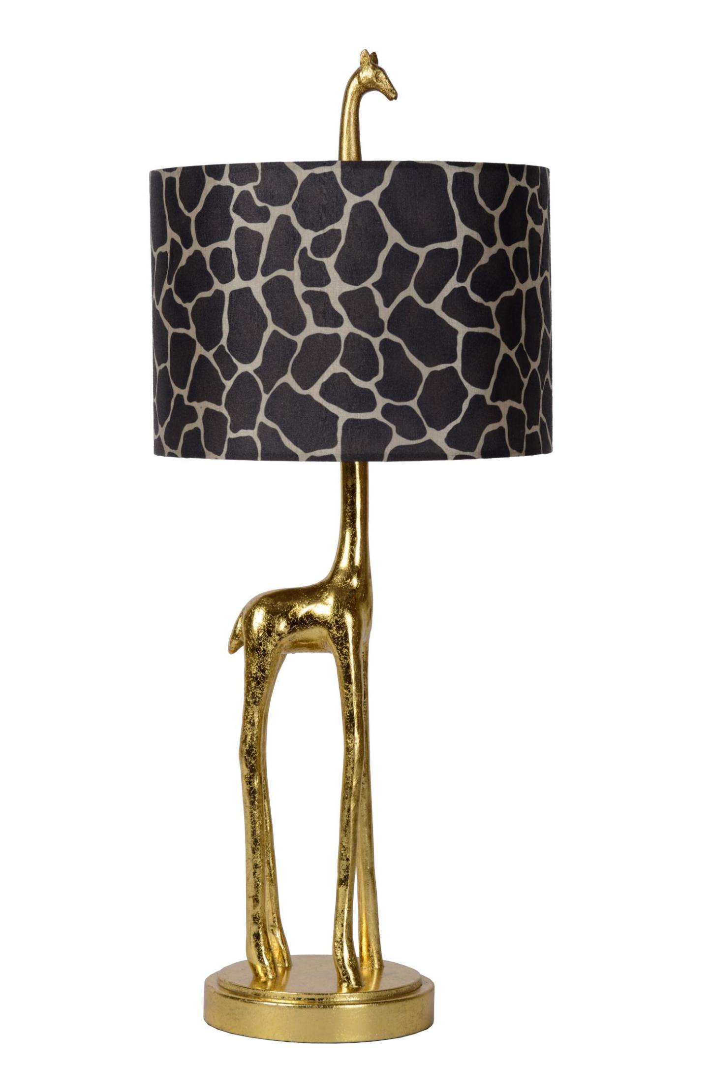 Miss Table Lamp - Polished Gold/Giraffe