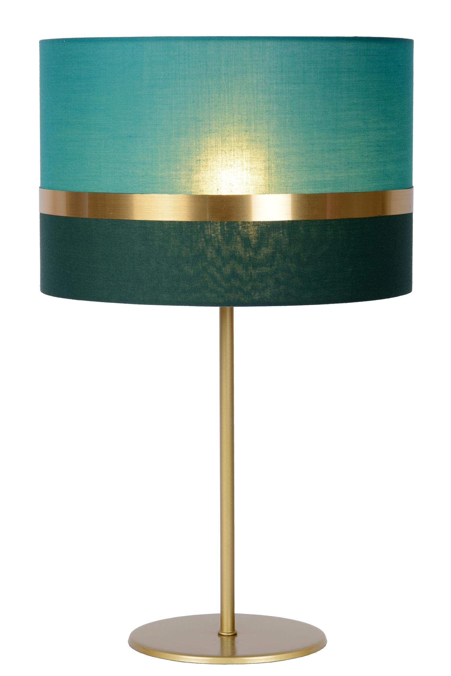 Tusse Table Lamp - Brushed Gold/Green