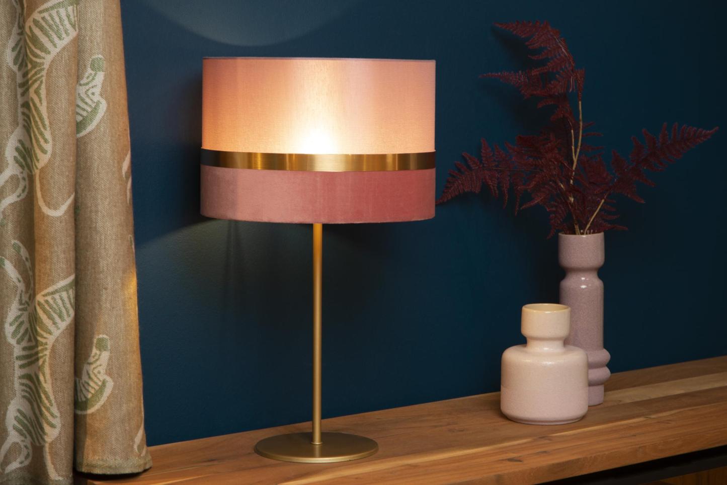 Tusse Table Lamp - Brushed Gold/Green
