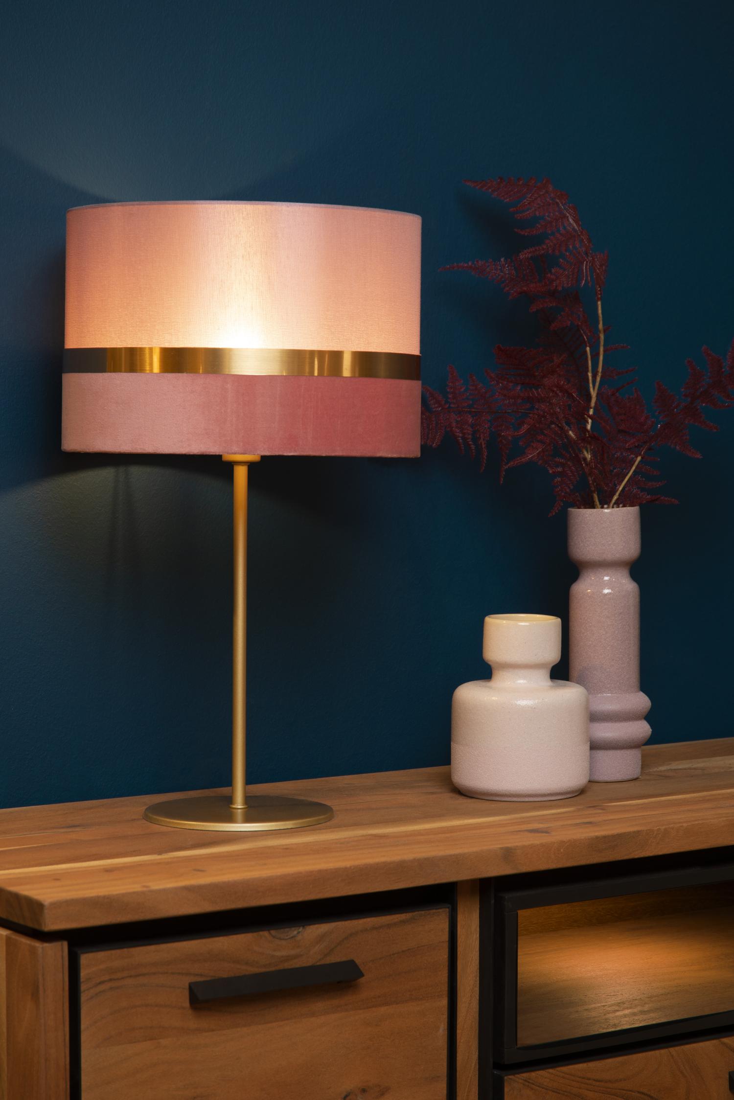 Tusse Table Lamp - Brushed Gold/Green