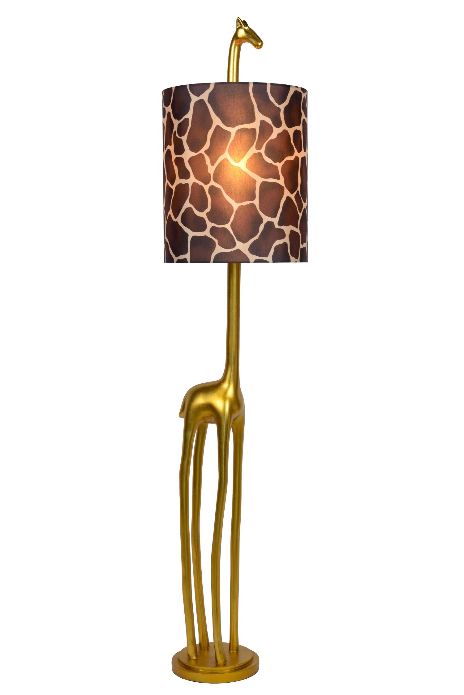 Miss Floor Lamp - Polished Gold/Giraffe