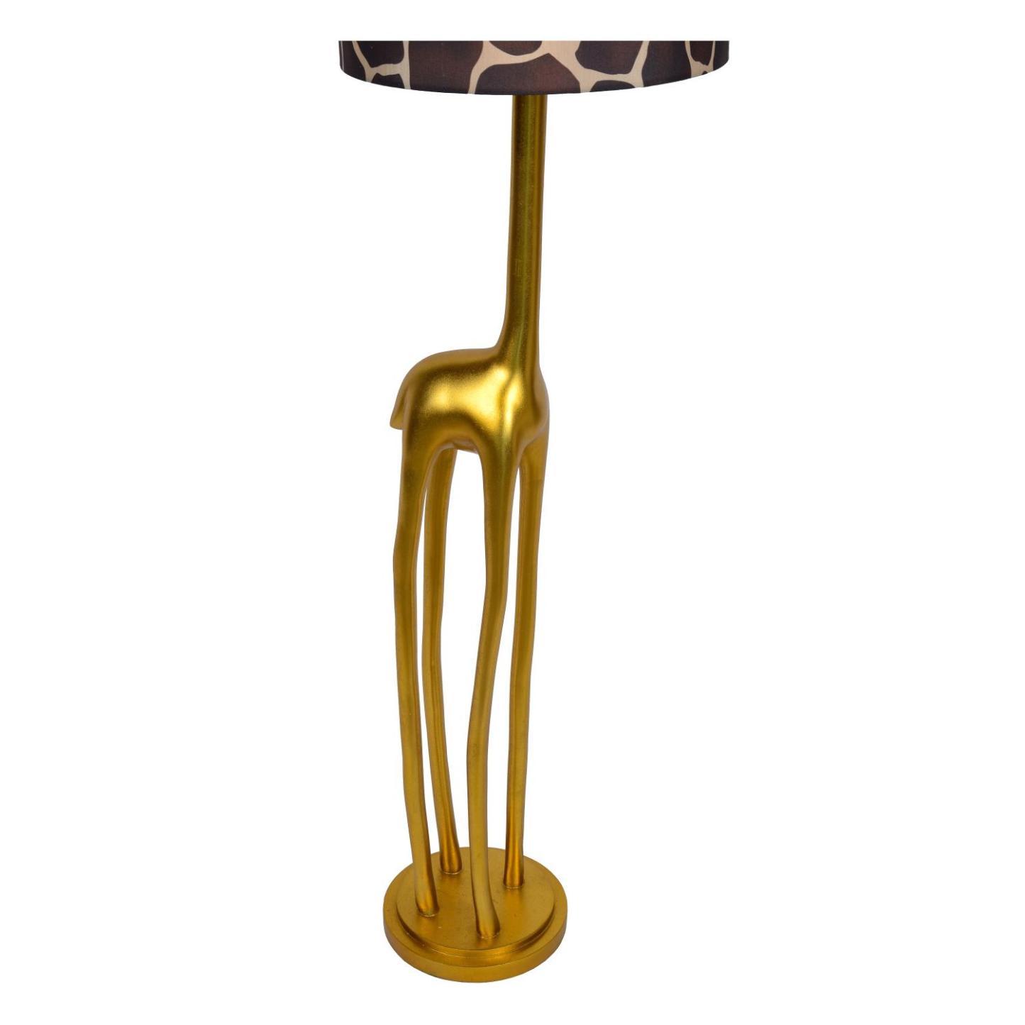 Miss Floor Lamp - Polished Gold/Giraffe