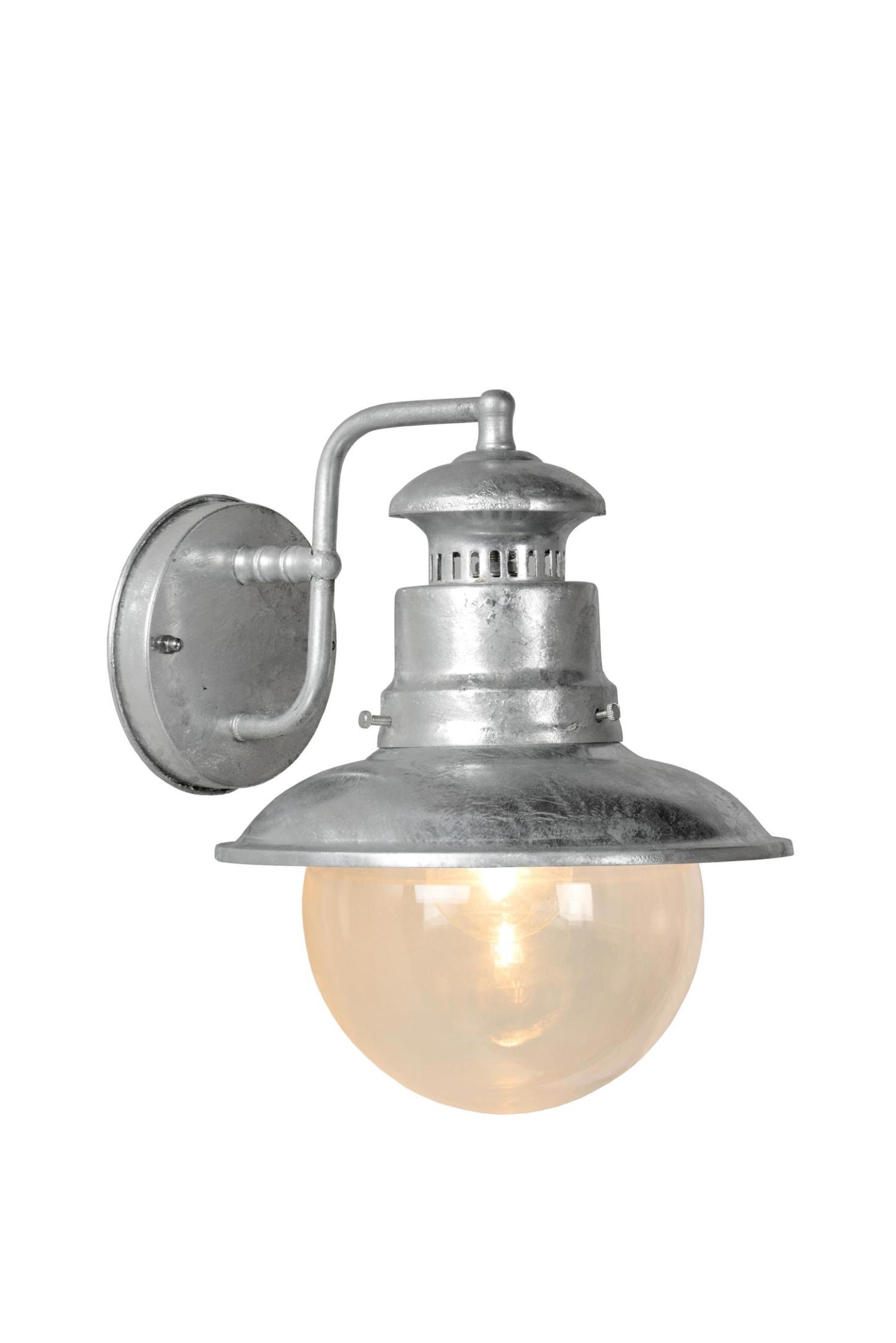 Figo Outdoor Lights - Grey Zinc/Frosted Glass