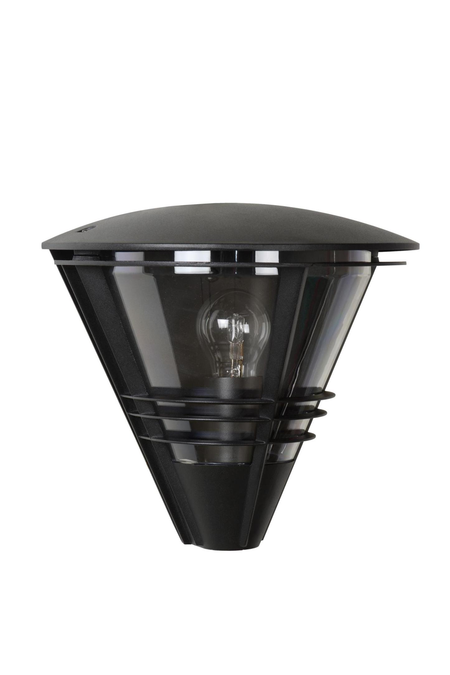 Livia Outdoor Lights - Matt Black/Clear Glass