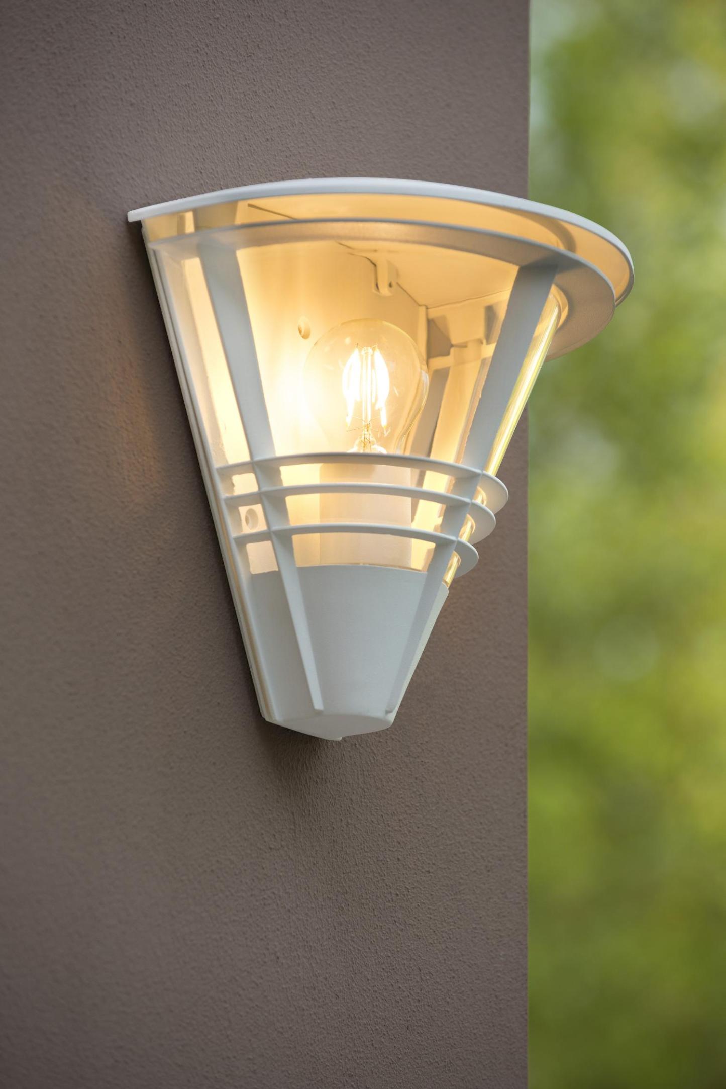 Livia Outdoor Lights - Matt Black/Clear Glass