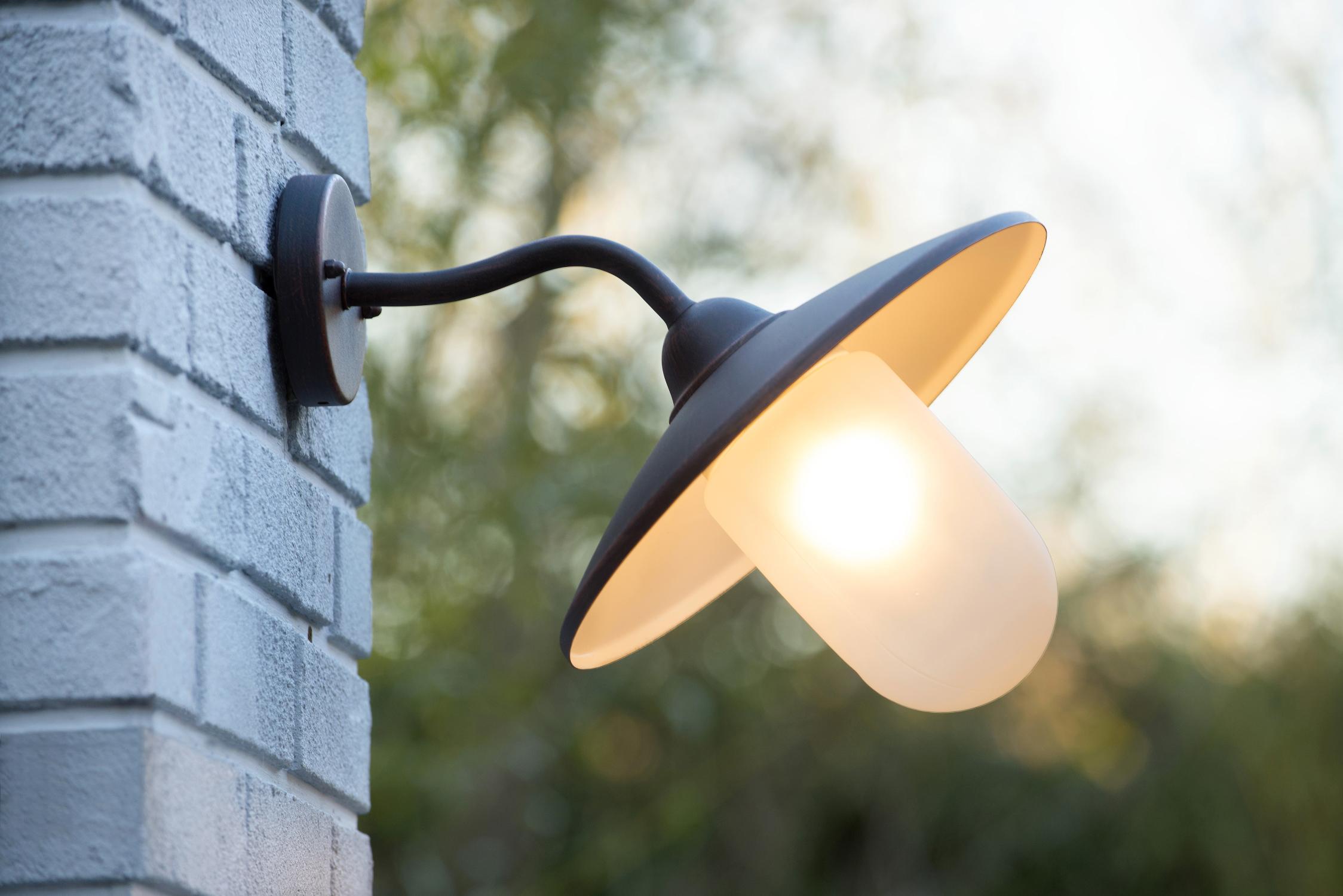 Aruba Outdoor Lights - Rust Brown/Opal