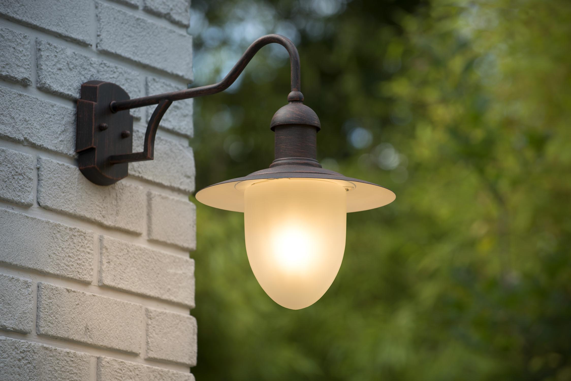 Aruba Outdoor Lights - Matt Black/Opal