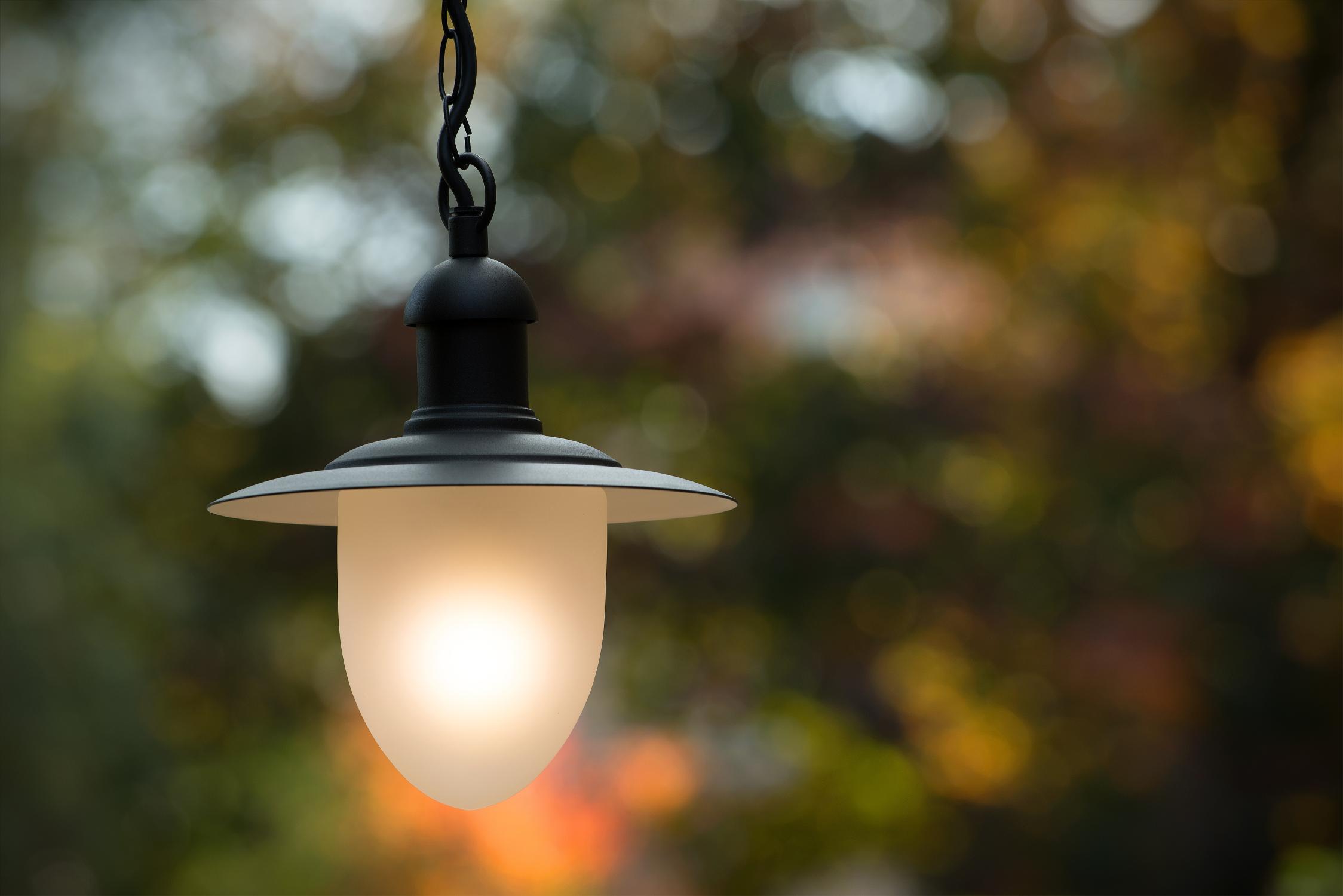 Aruba Outdoor Lights - Matt Black/Opal