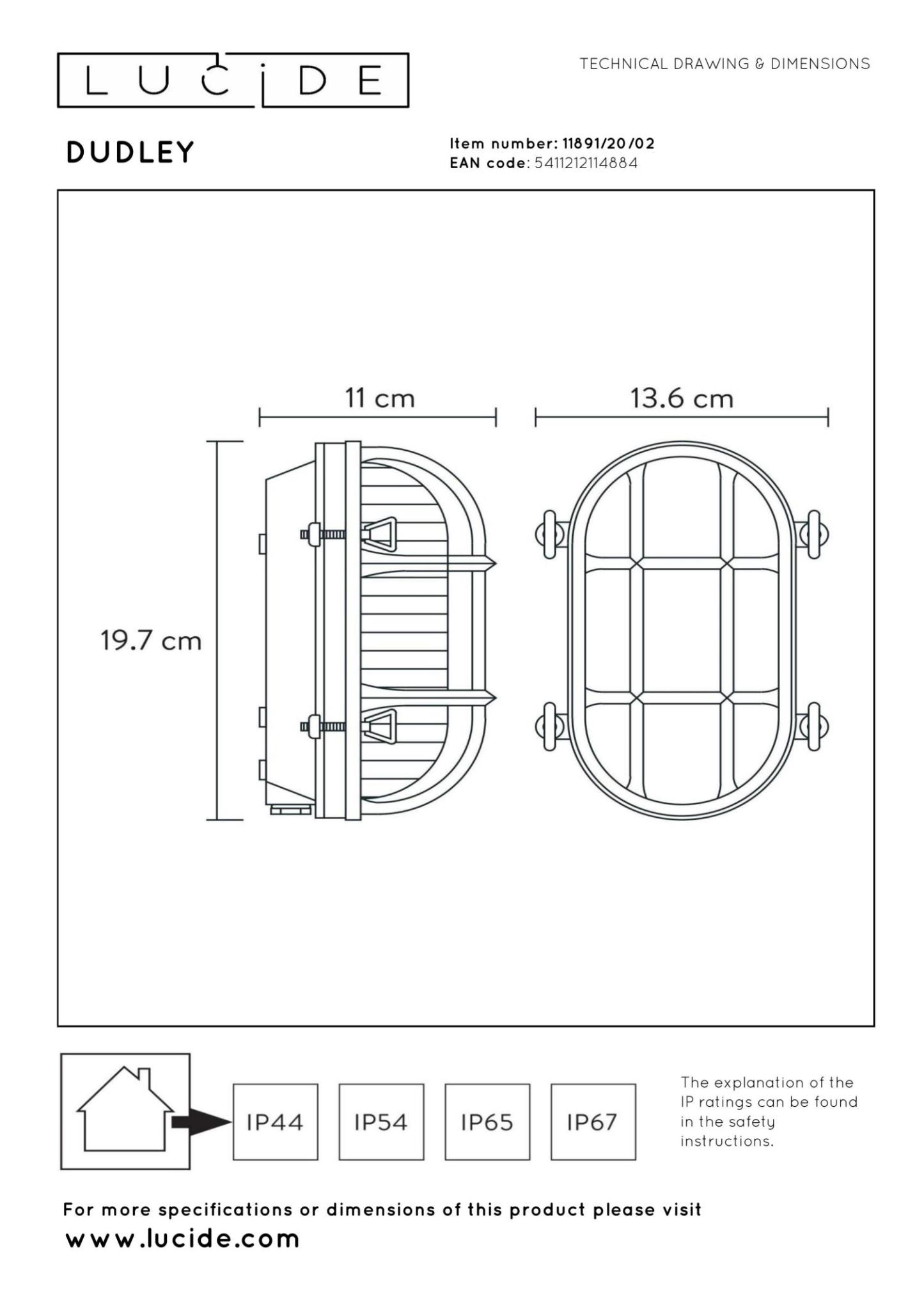 Dudley Outdoor Lights - Brushed Brass/Bevelled Glass