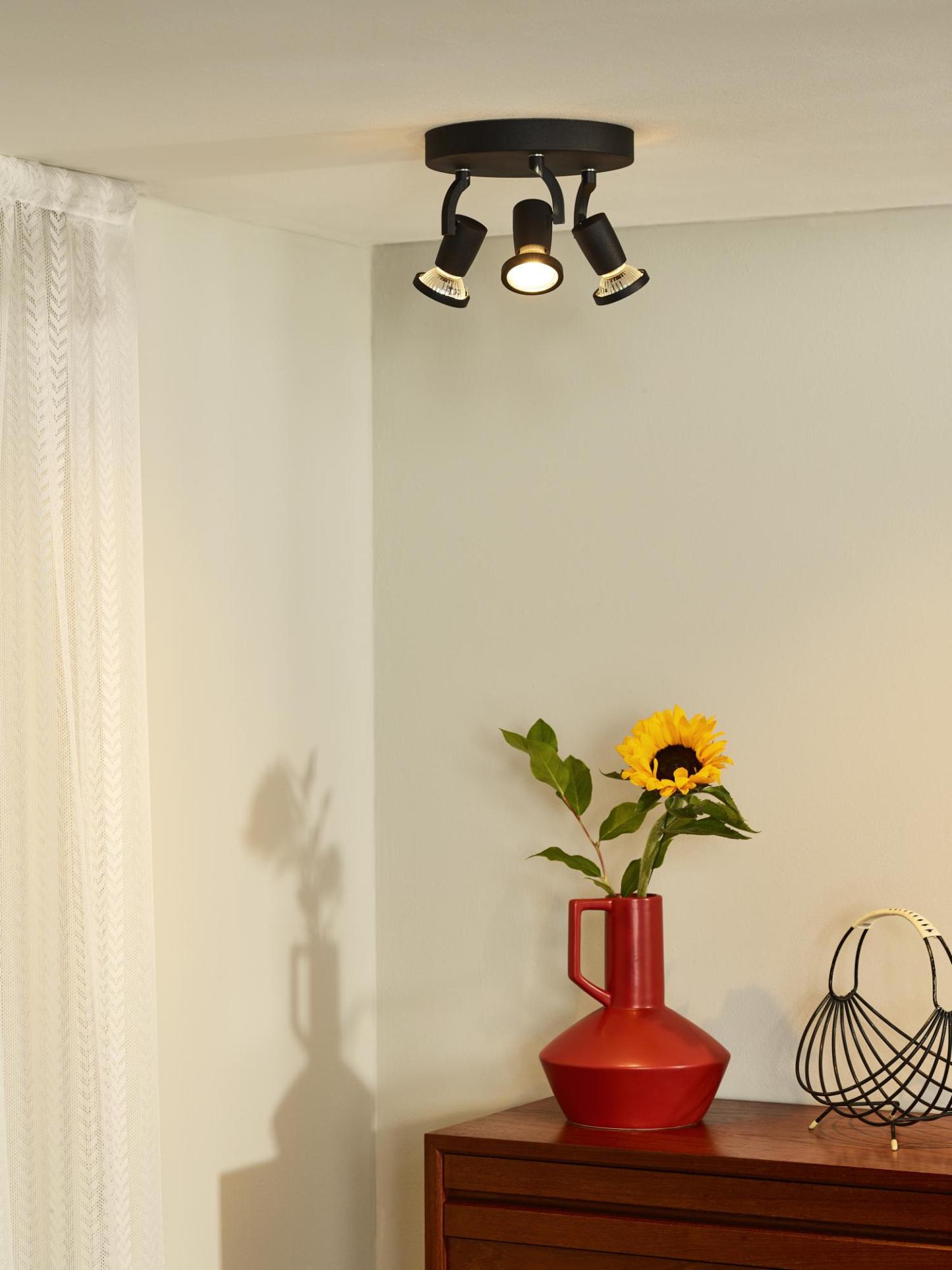 Jaster Ceiling Lights - Matt Black