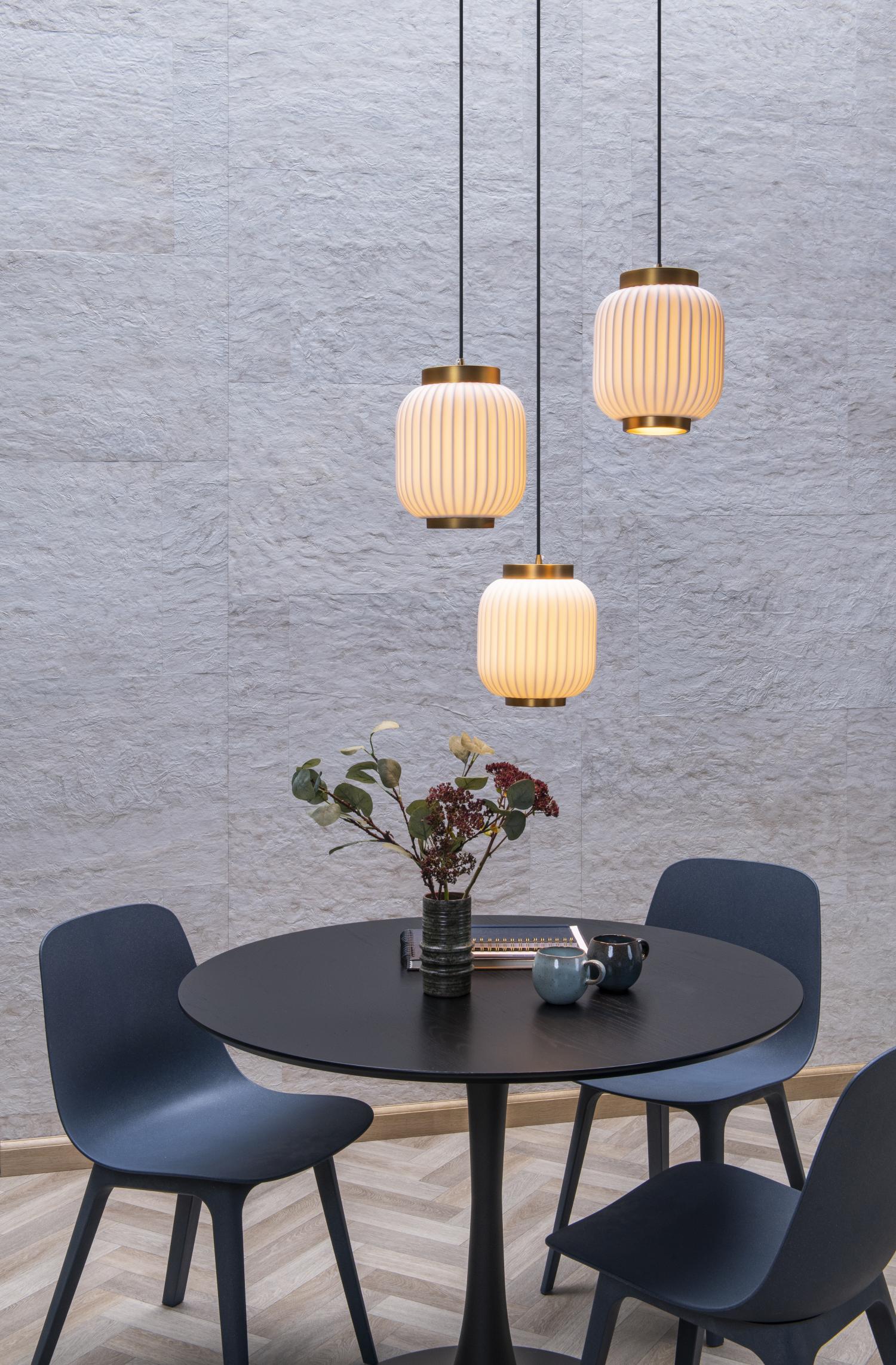 Gosse Ceiling Lights - Matt Black/White