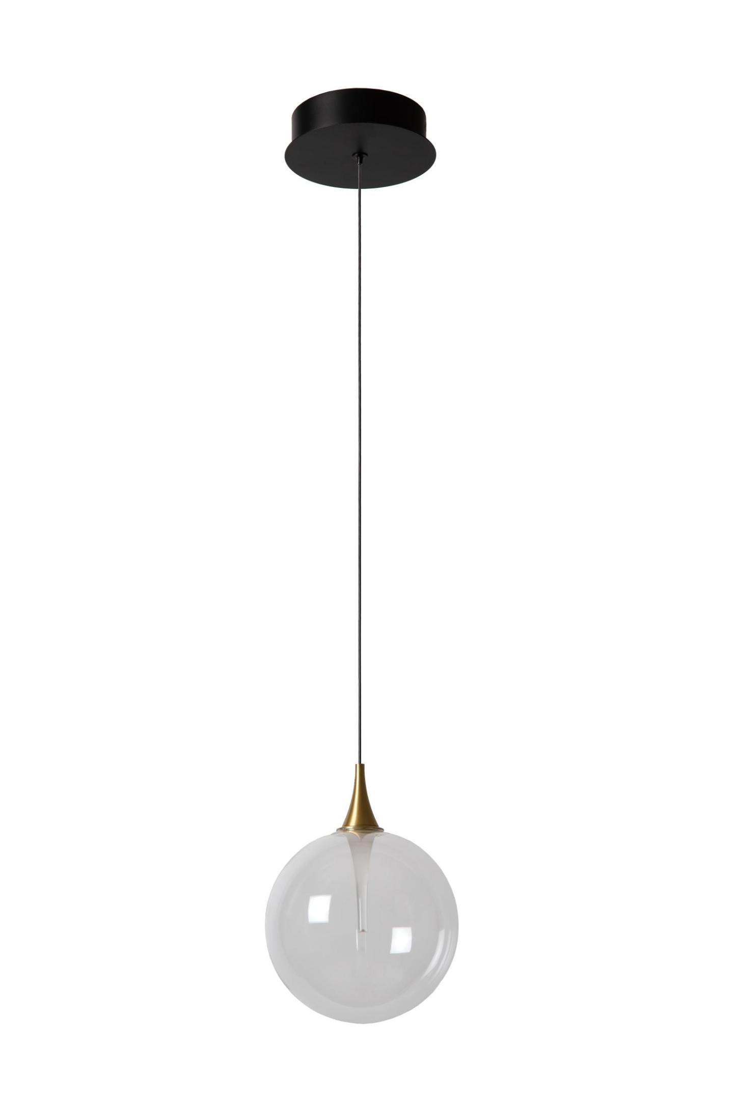 Gisela Ceiling Lights - Matt Black/Clear Glass