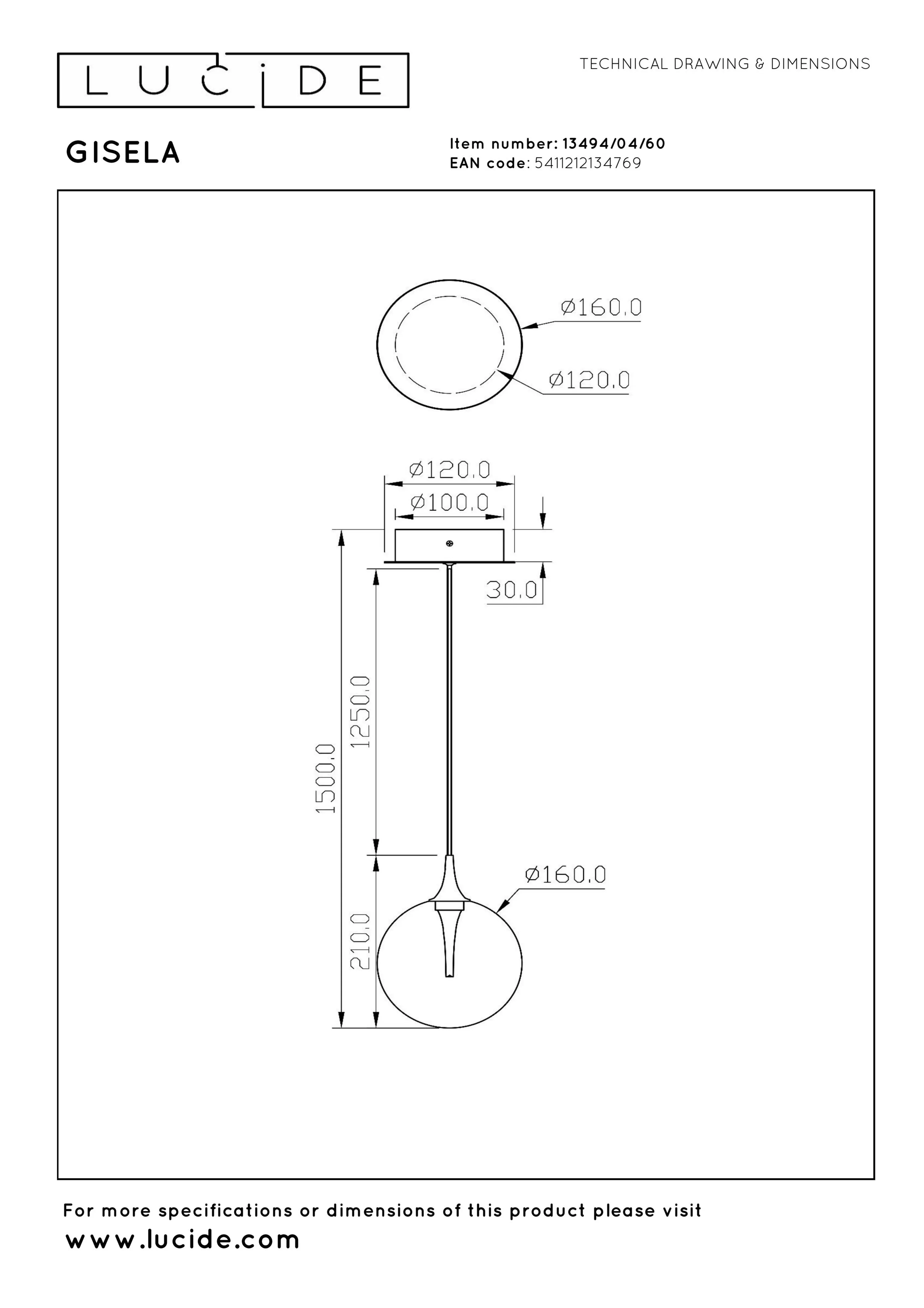 Gisela Ceiling Pendant Light