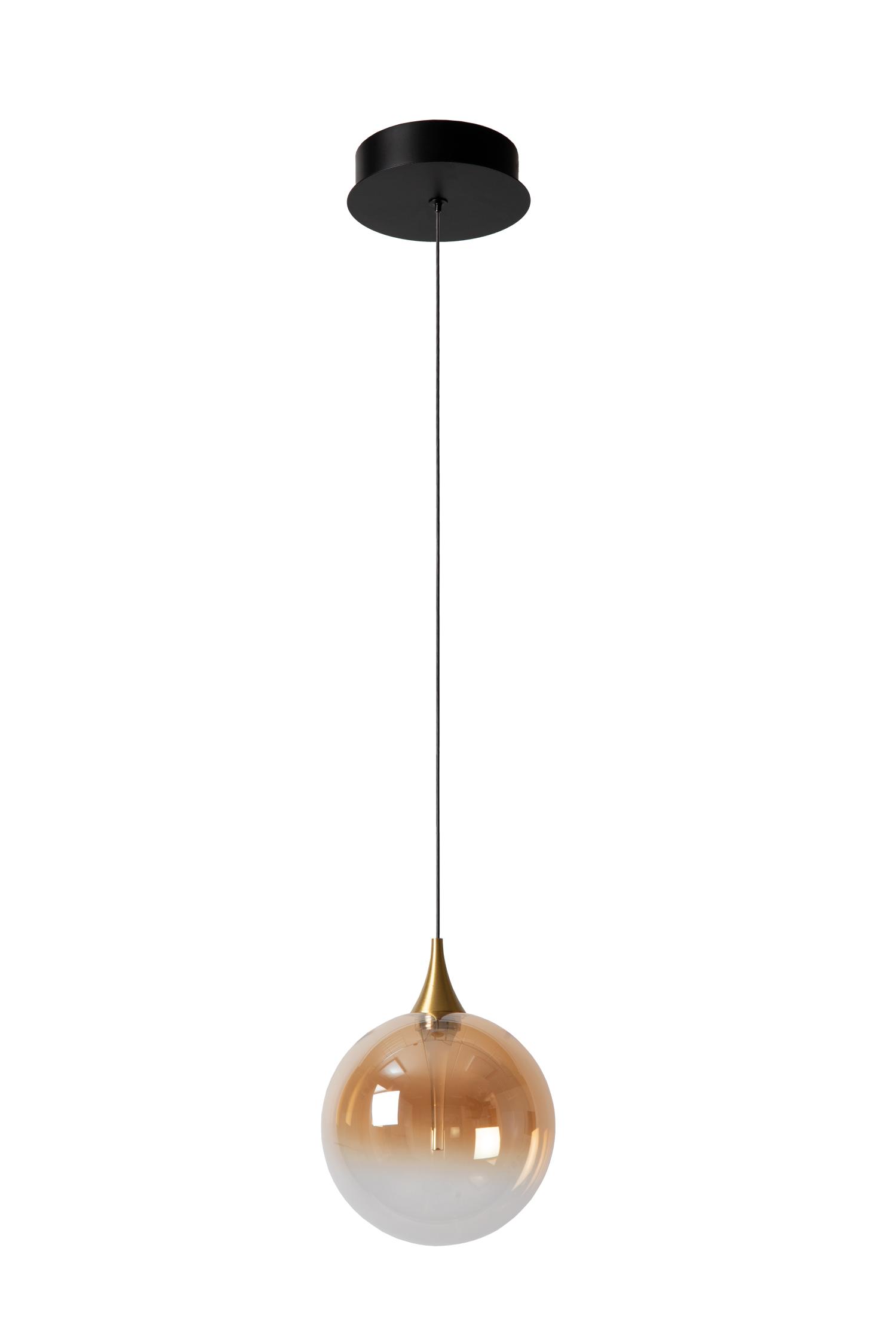 Gisela Ceiling Lights - Matt Black/Clear Glass