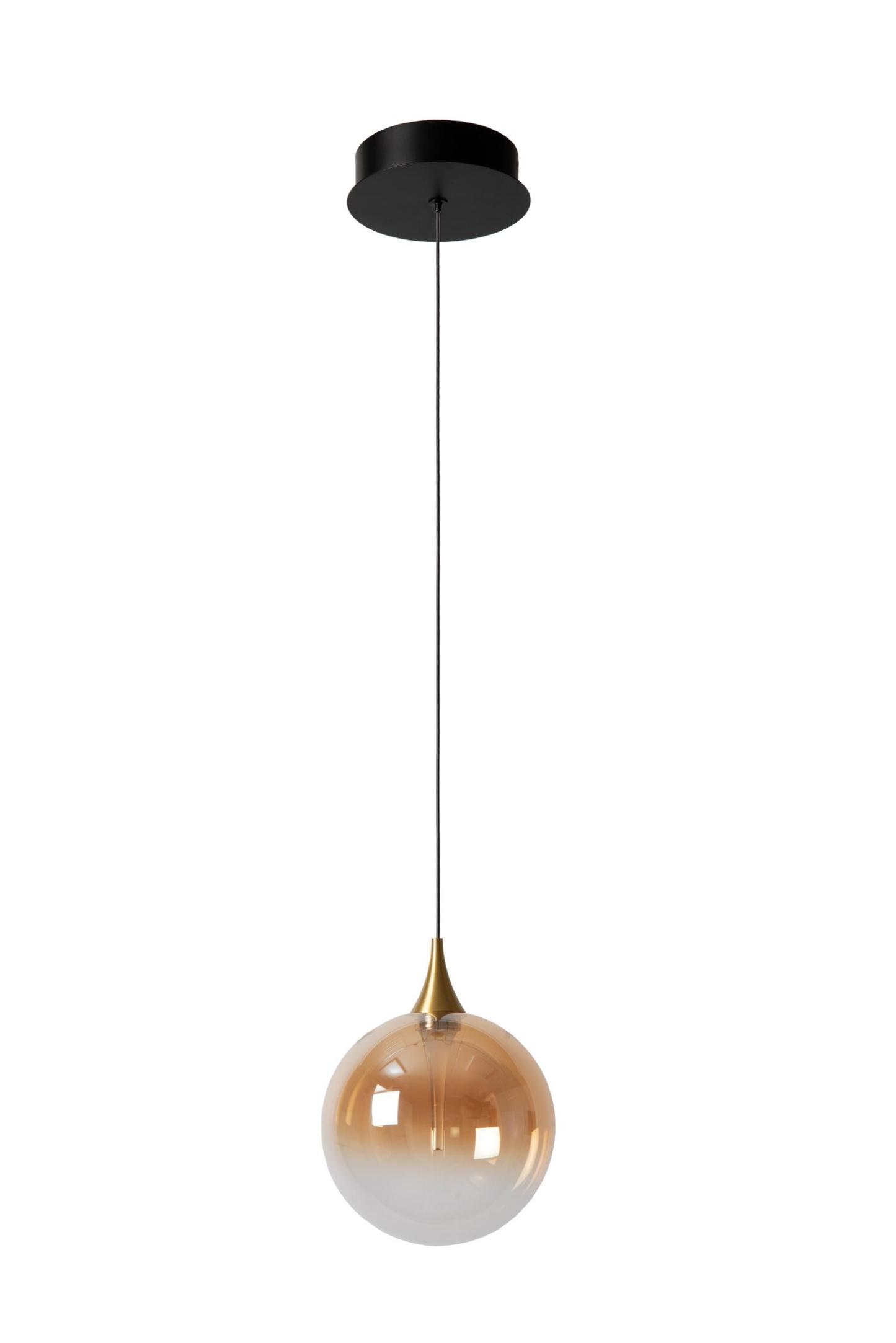 Gisela Ceiling Lights - Matt Black/Clear Glass