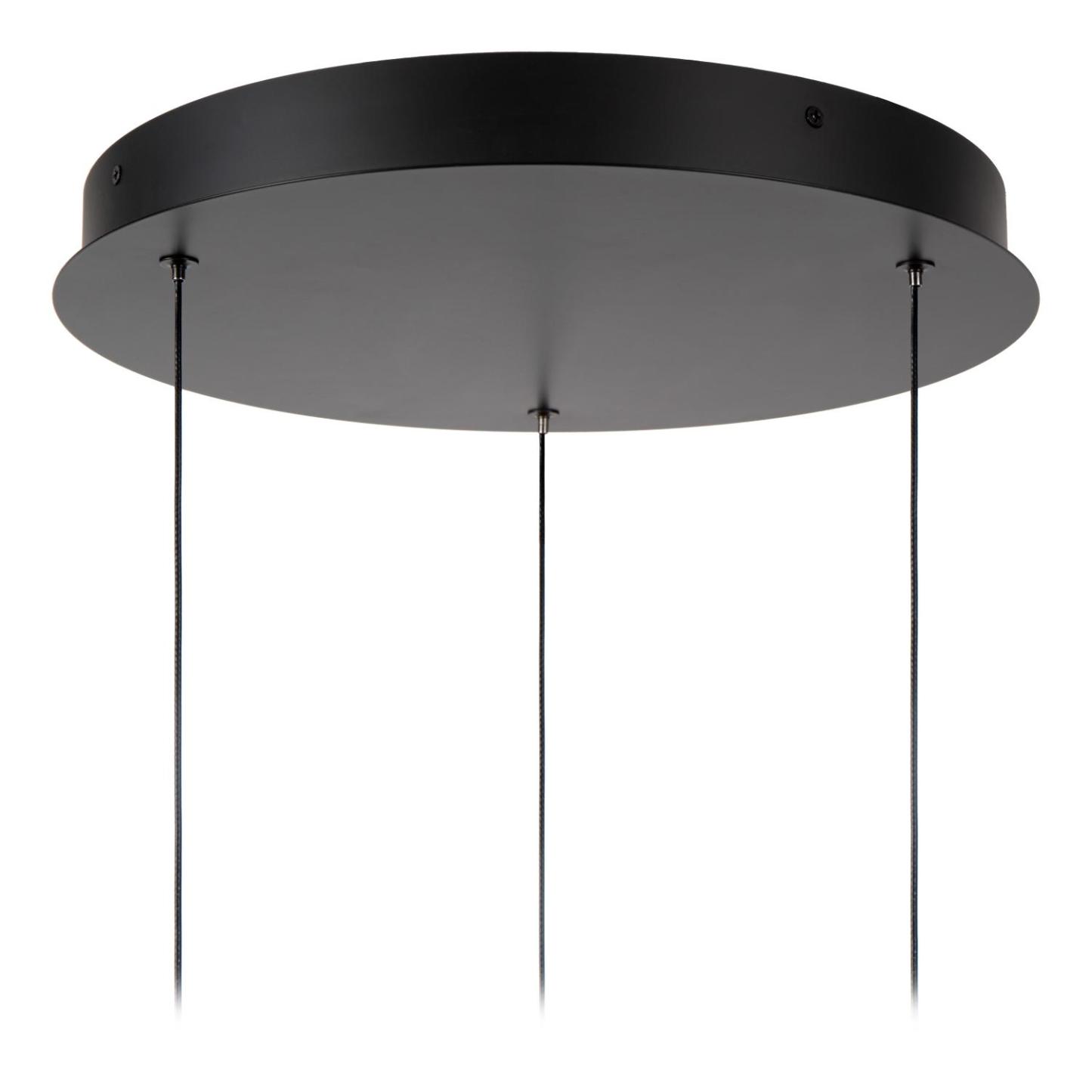 Gisela Ceiling Lights - Matt Black/Clear Glass