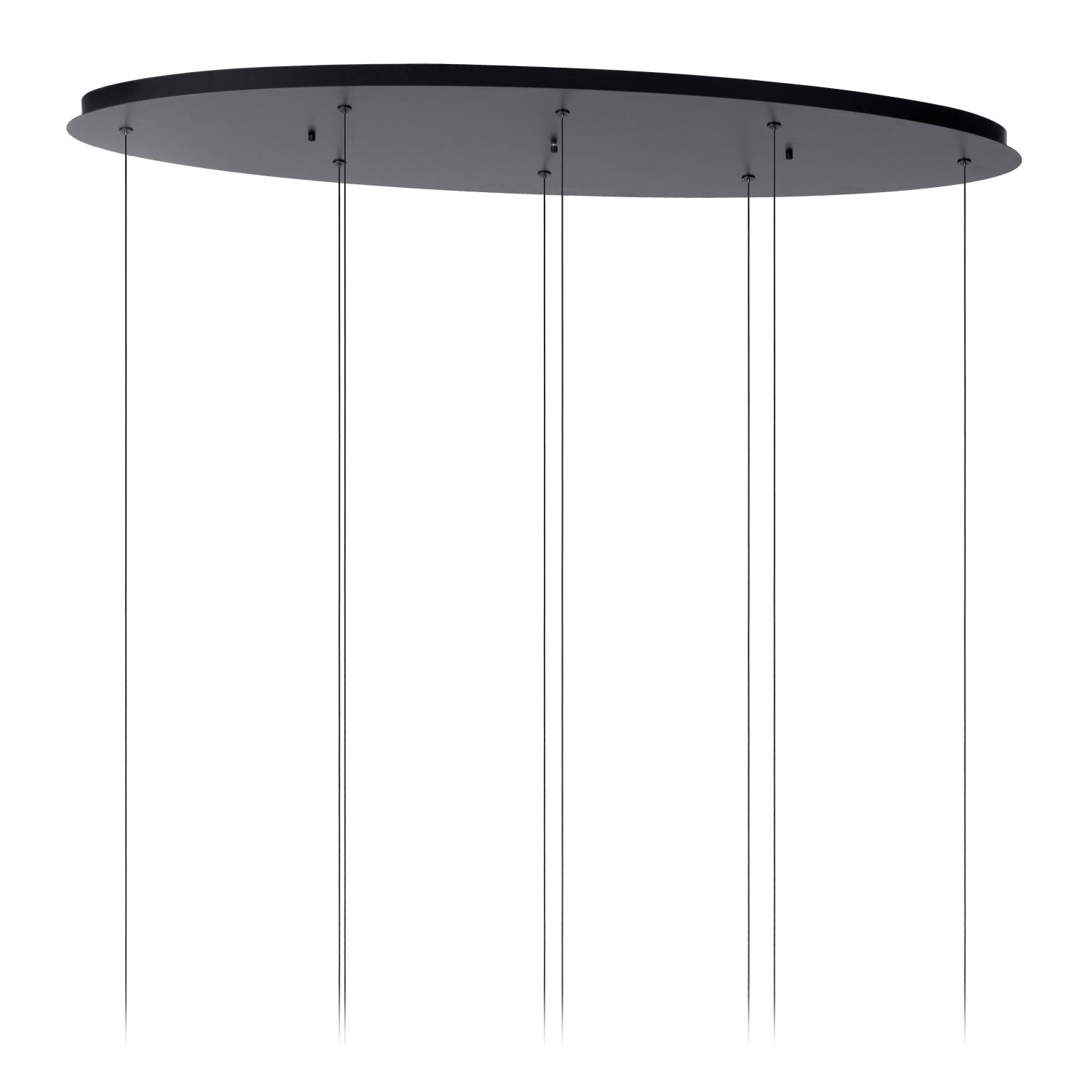 Gisela Ceiling Lights - Matt Black/Clear Glass