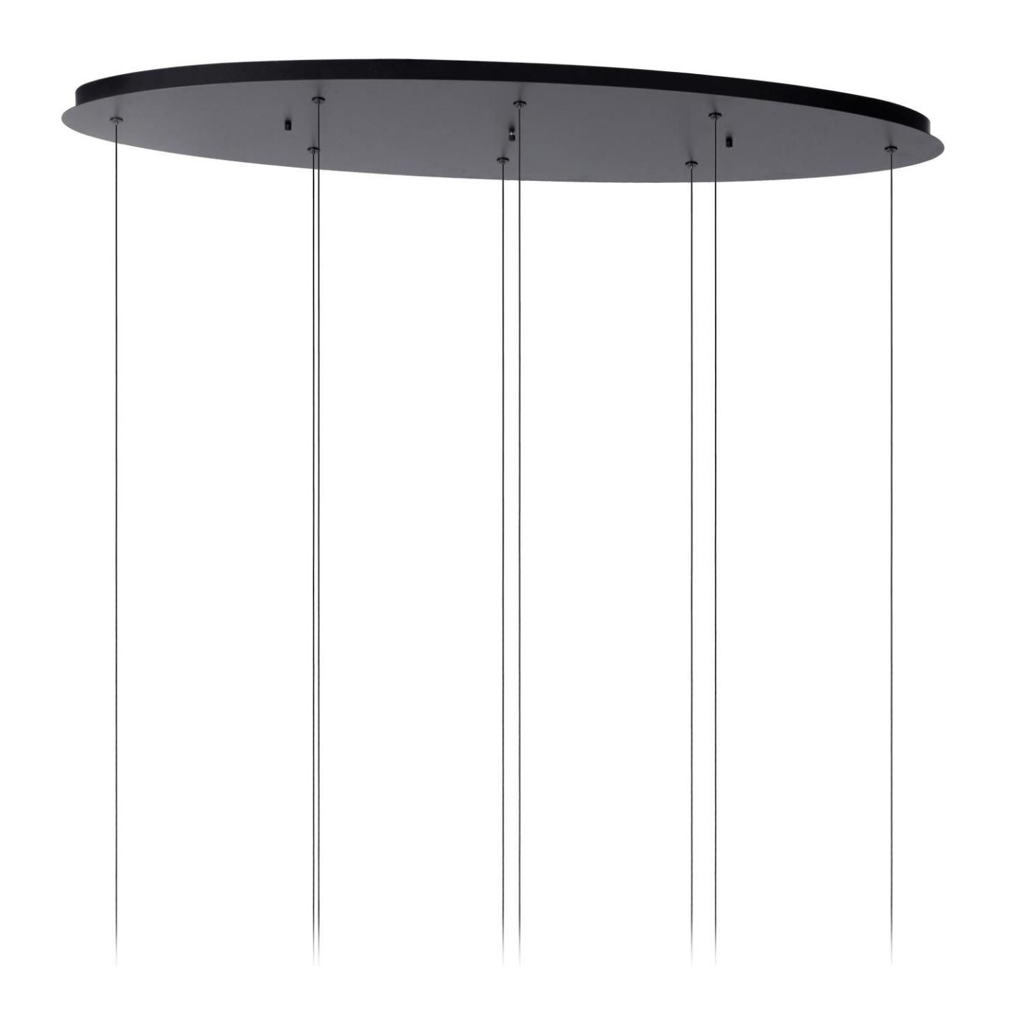 Gisela Ceiling Lights - Matt Black/Clear Glass