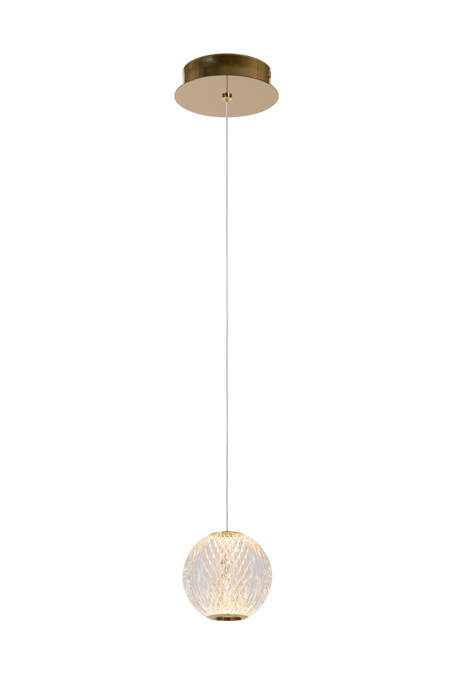 Cintra Ceiling Lights - Polished Gold/Frosted Glass