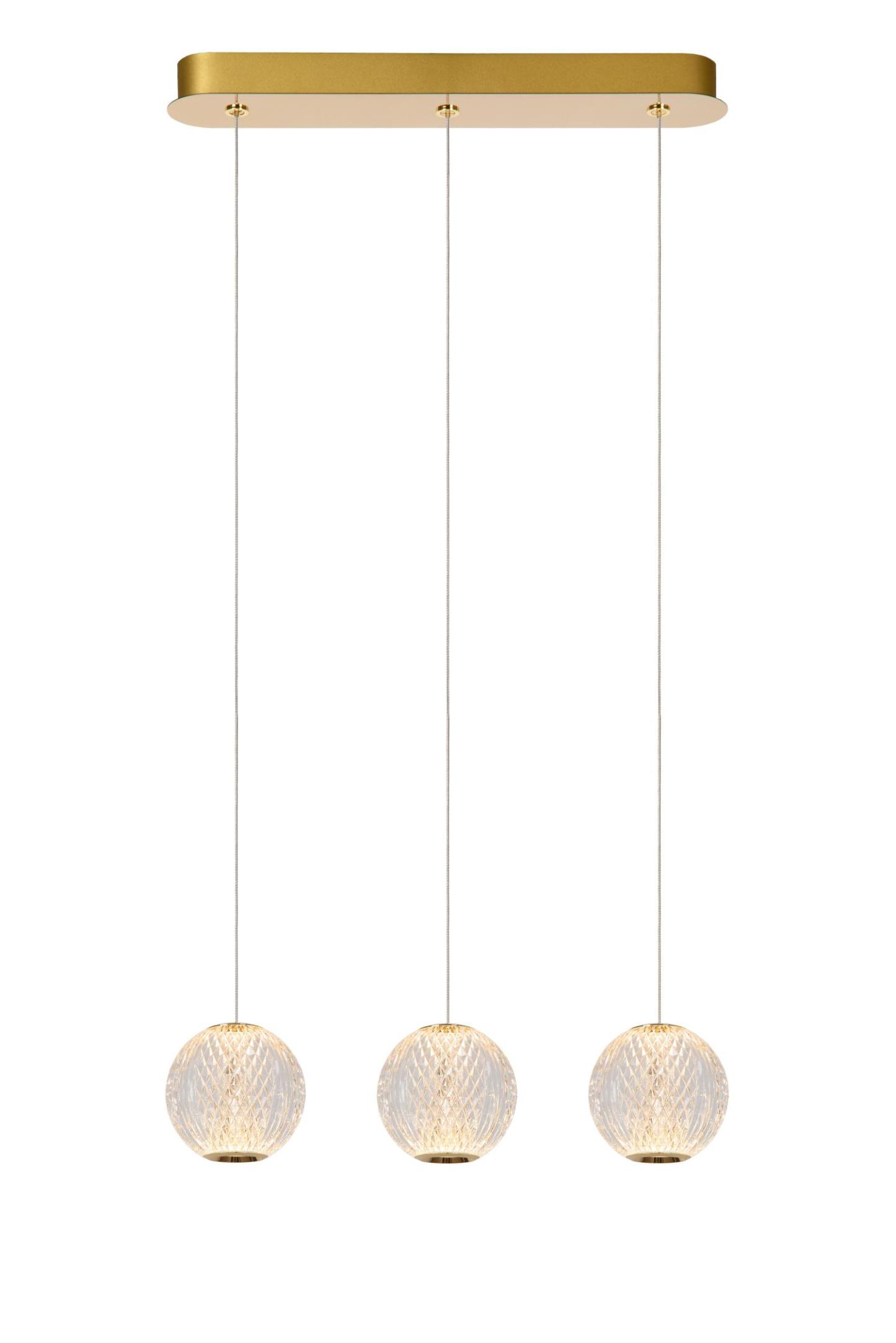 Cintra Ceiling Lights - Polished Gold/Frosted Glass