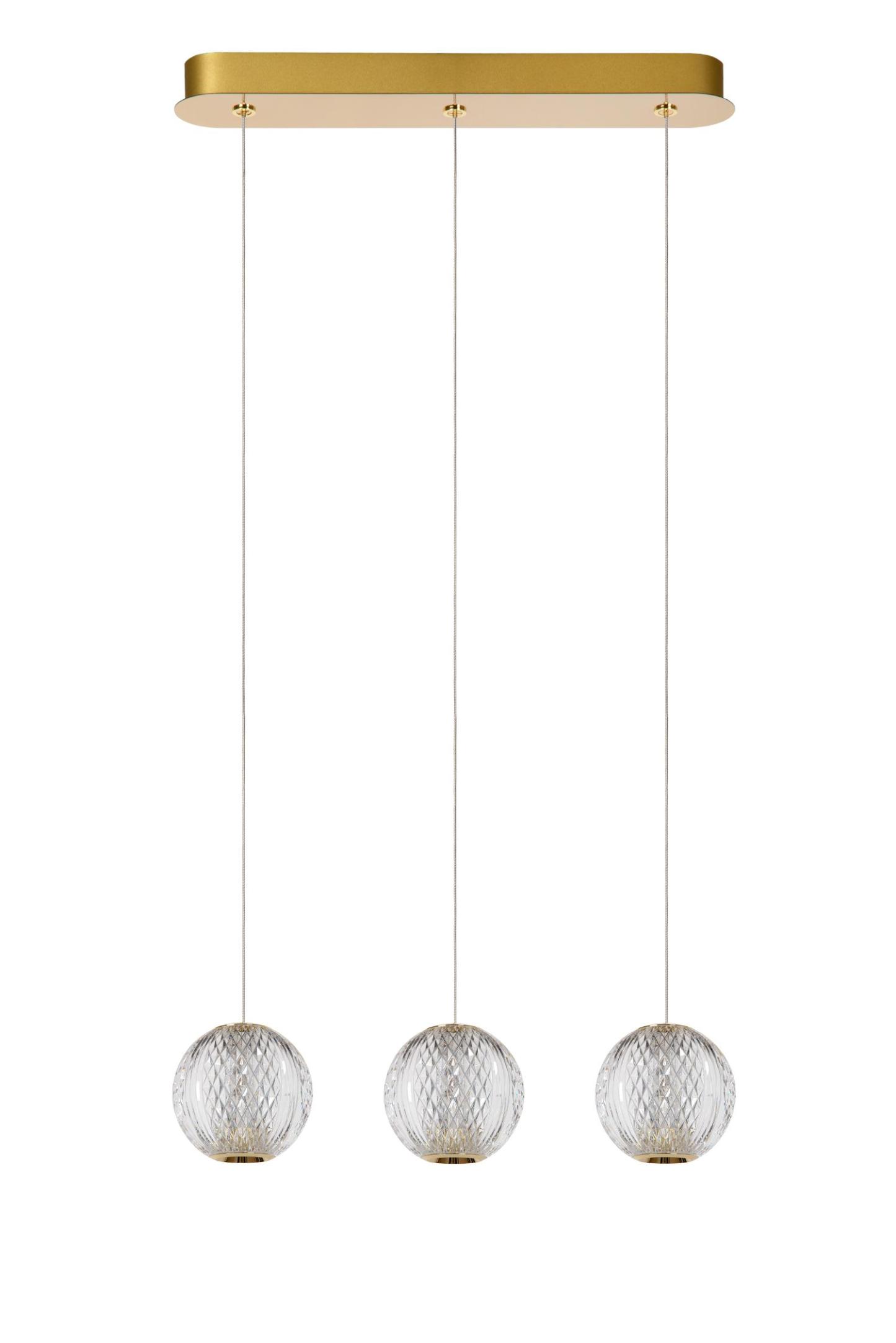 Cintra Ceiling Lights - Polished Gold/Frosted Glass