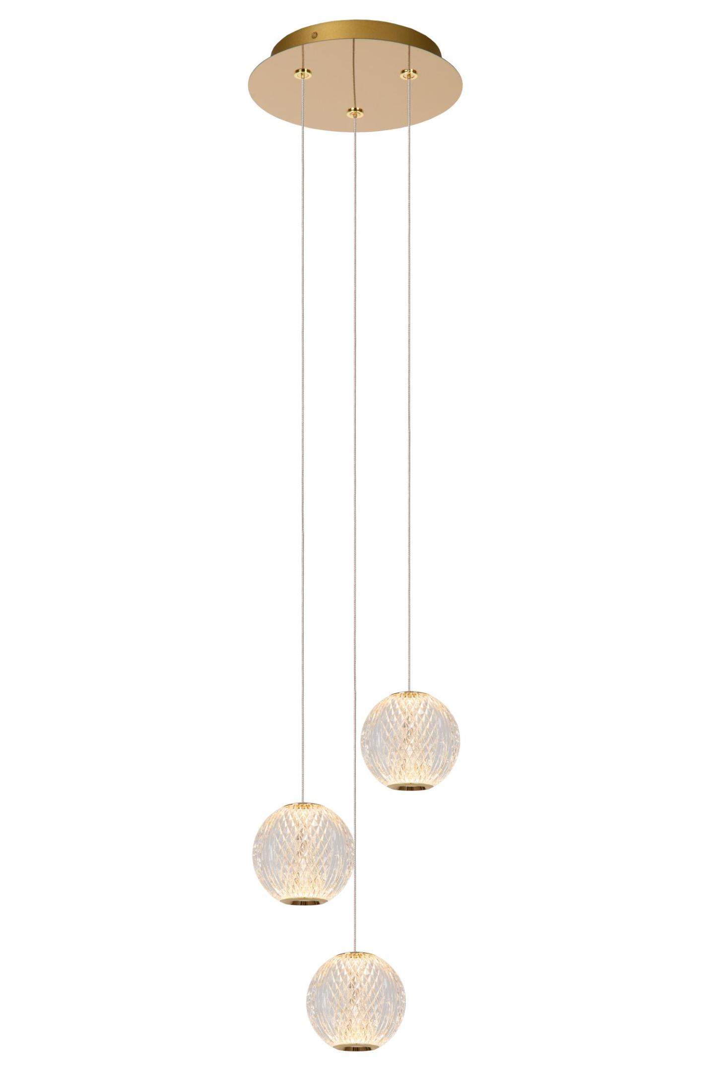 Cintra Ceiling Lights - Polished Gold/Frosted Glass