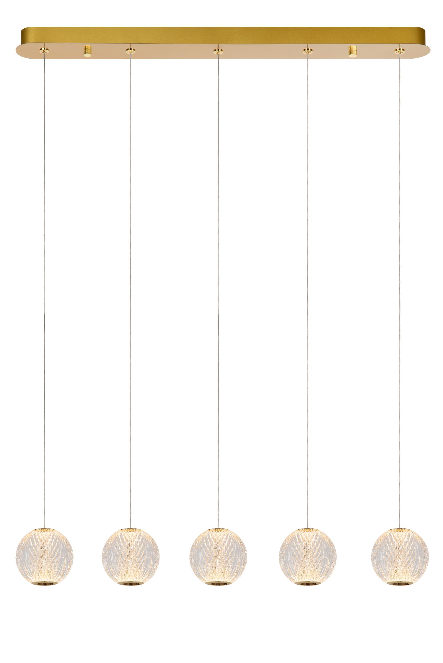 Cintra Ceiling Lights - Polished Gold/Frosted Glass