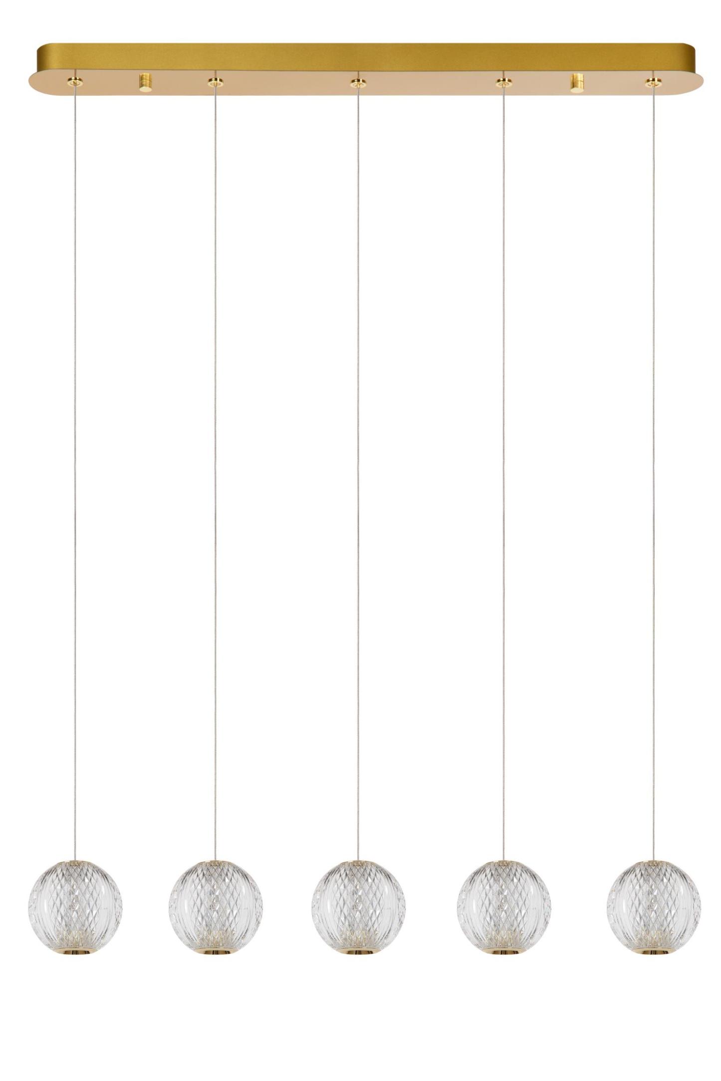 Cintra Ceiling Lights - Polished Gold/Frosted Glass