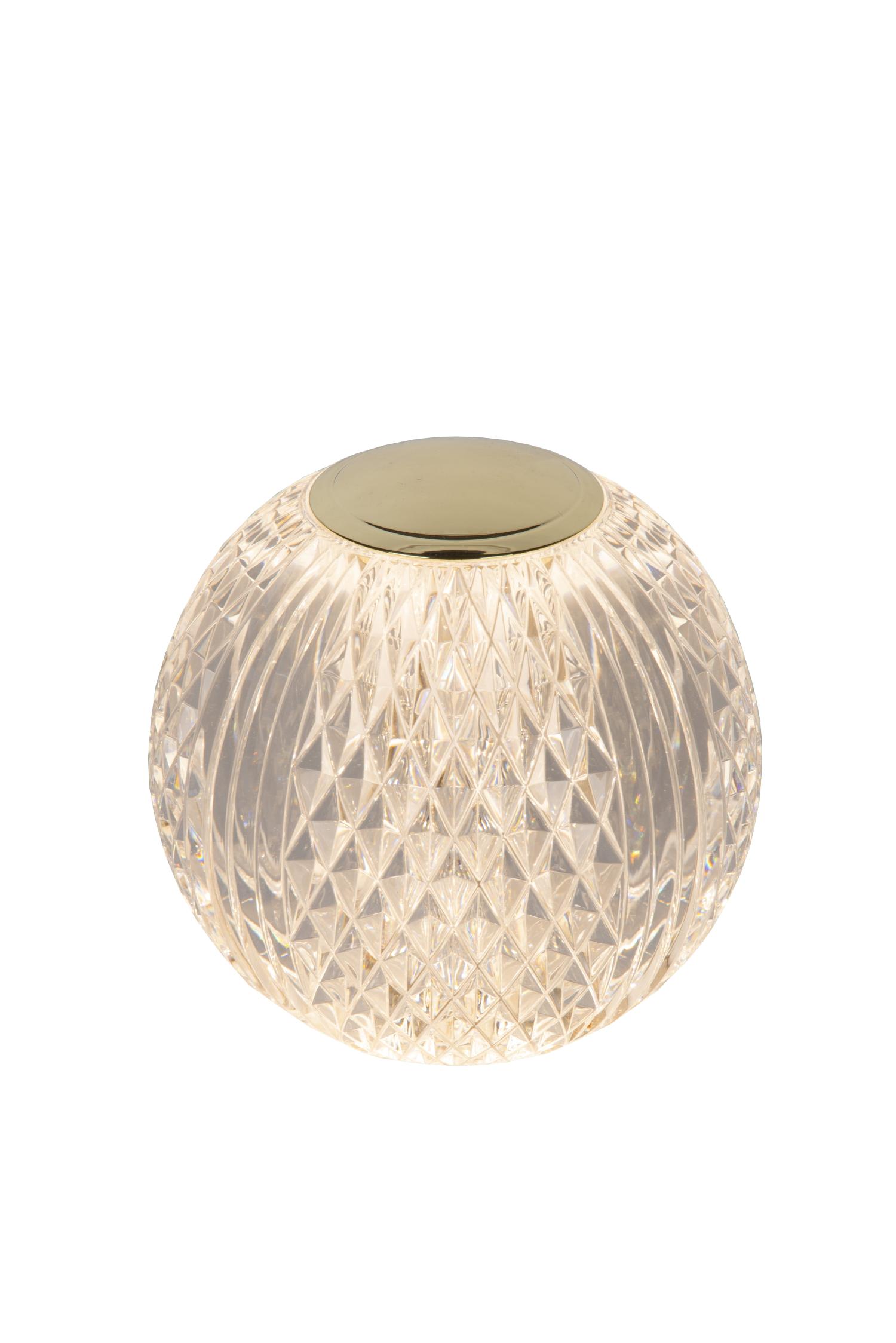 Cintra Table Lamp - Polished Gold/Frosted Glass