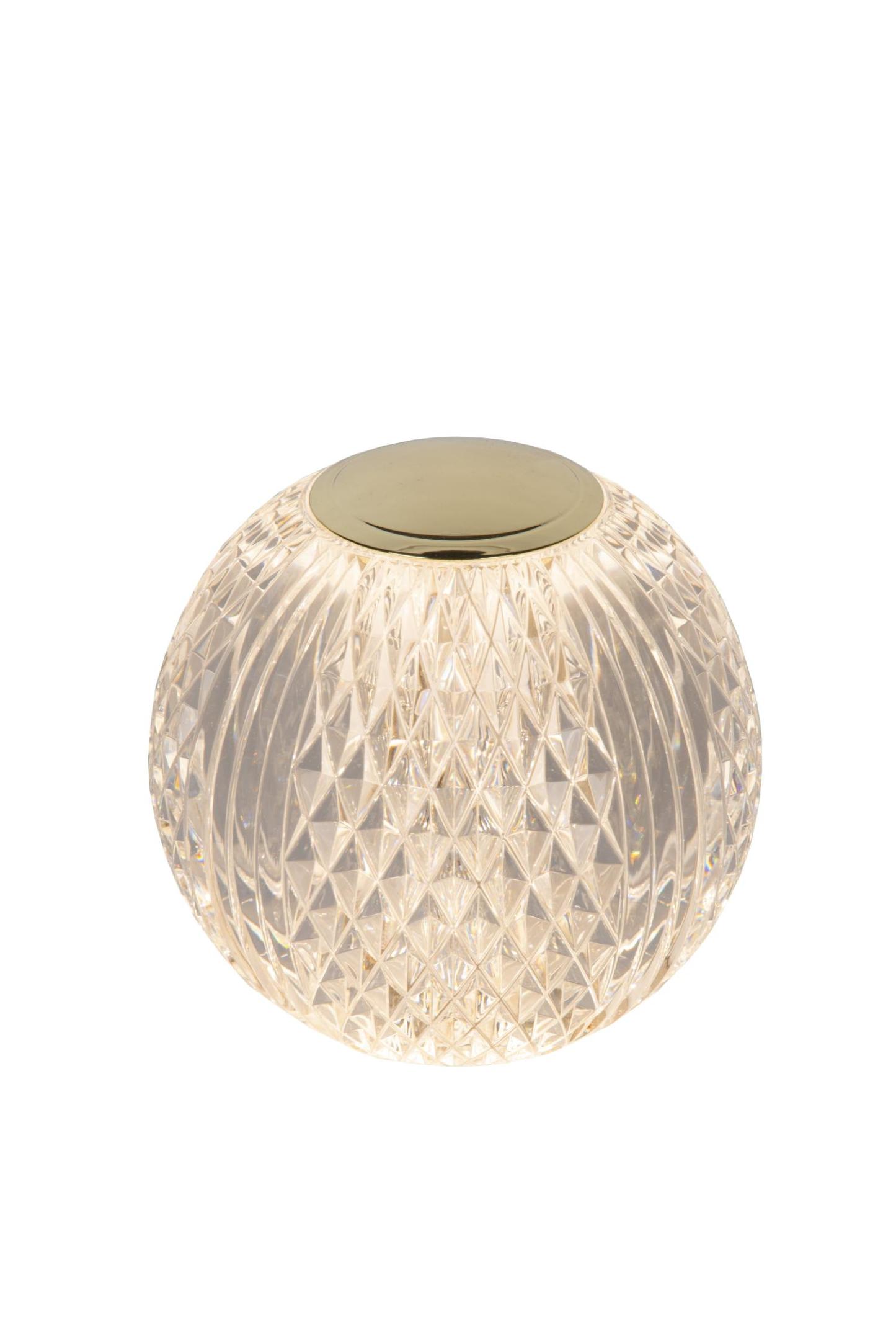 Cintra Table Lamp - Polished Gold/Frosted Glass