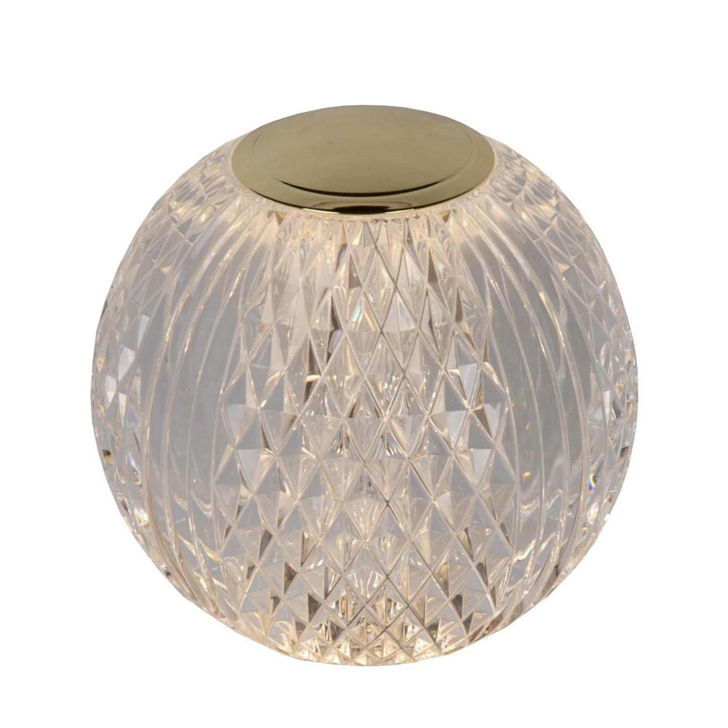 Cintra Table Lamp - Polished Gold/Frosted Glass