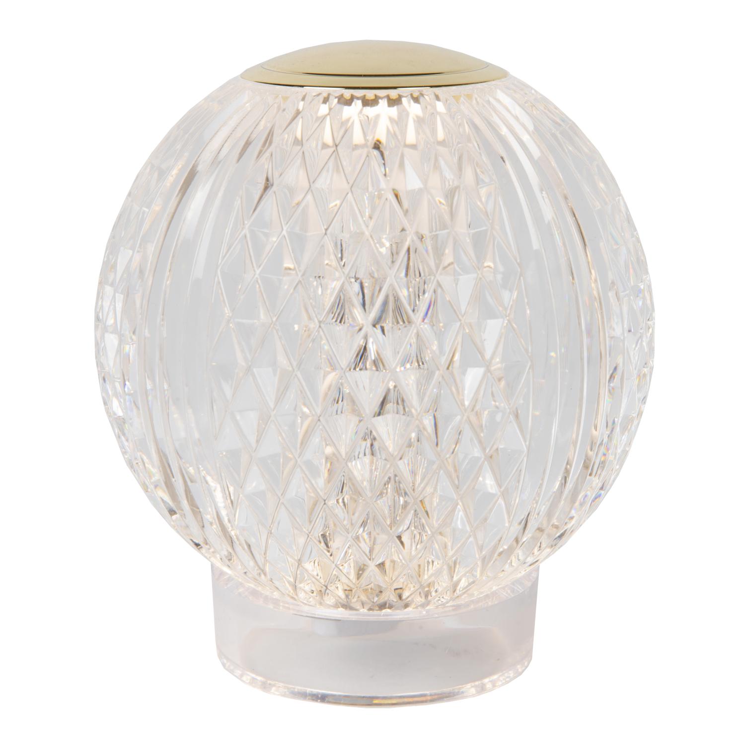 Cintra Table Lamp - Polished Gold/Frosted Glass