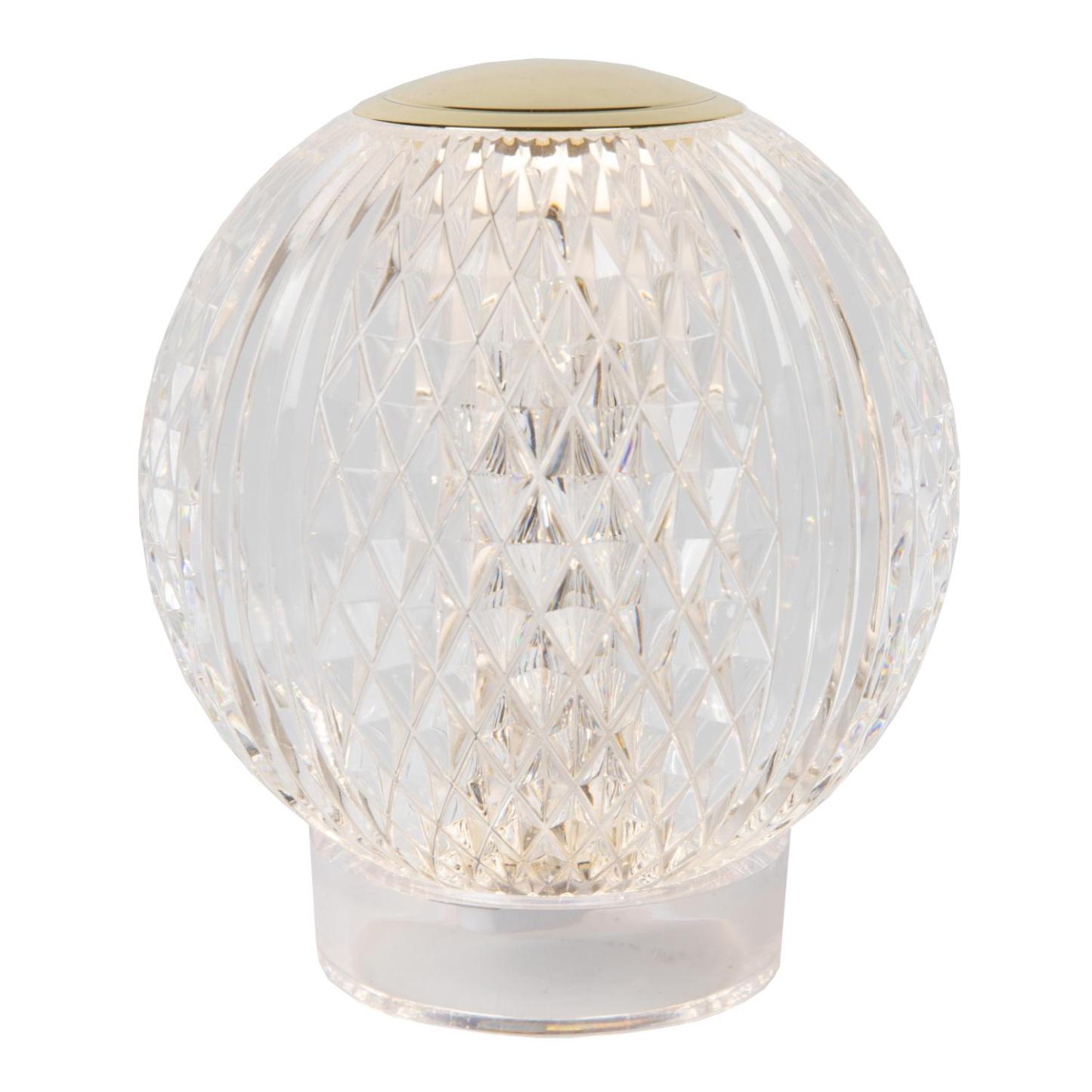 Cintra Table Lamp - Polished Gold/Frosted Glass